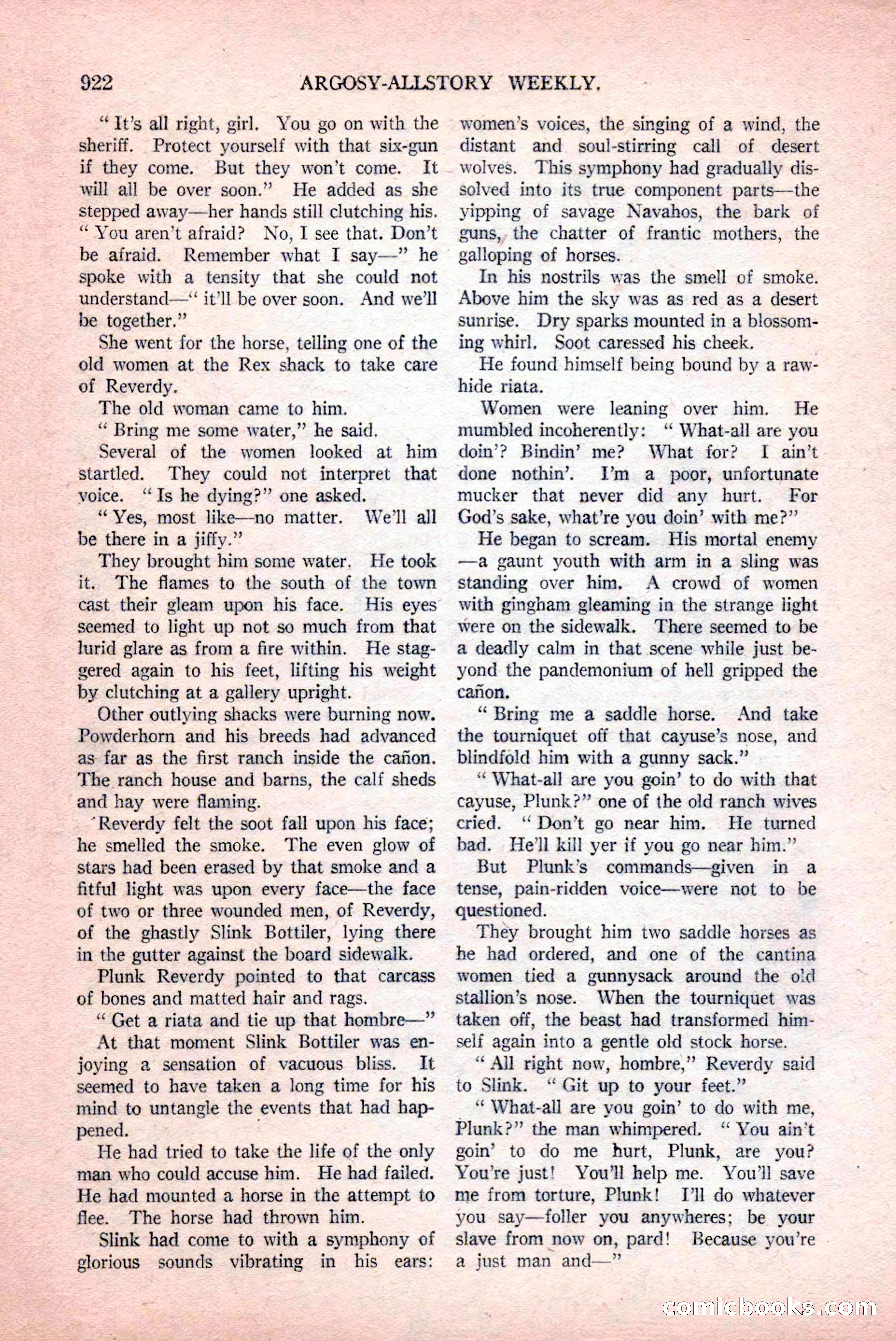 Argosy All-Story Weekly, December 12, 1925 — page 132 of 172