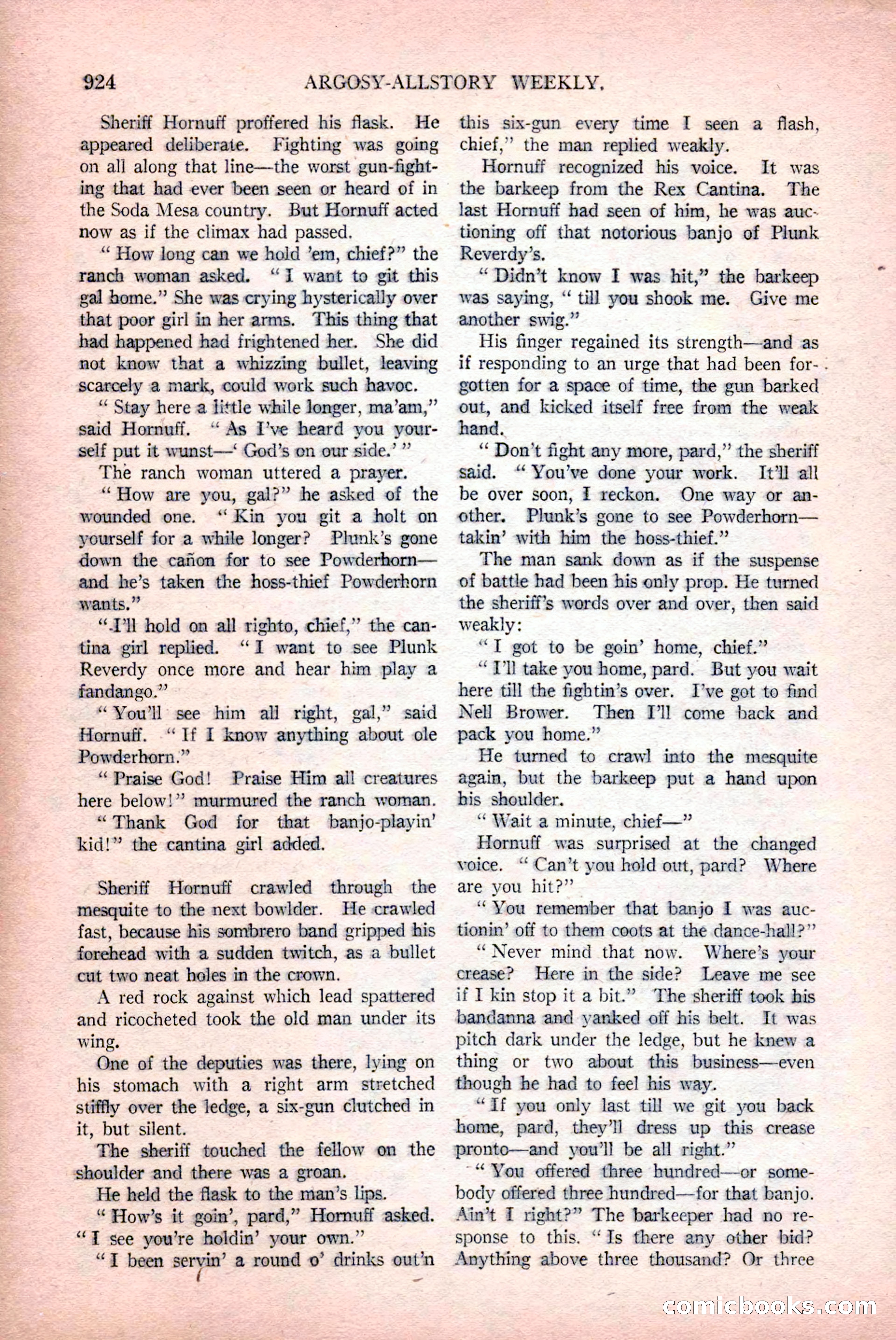 Argosy All-Story Weekly, December 12, 1925 — page 134 of 172