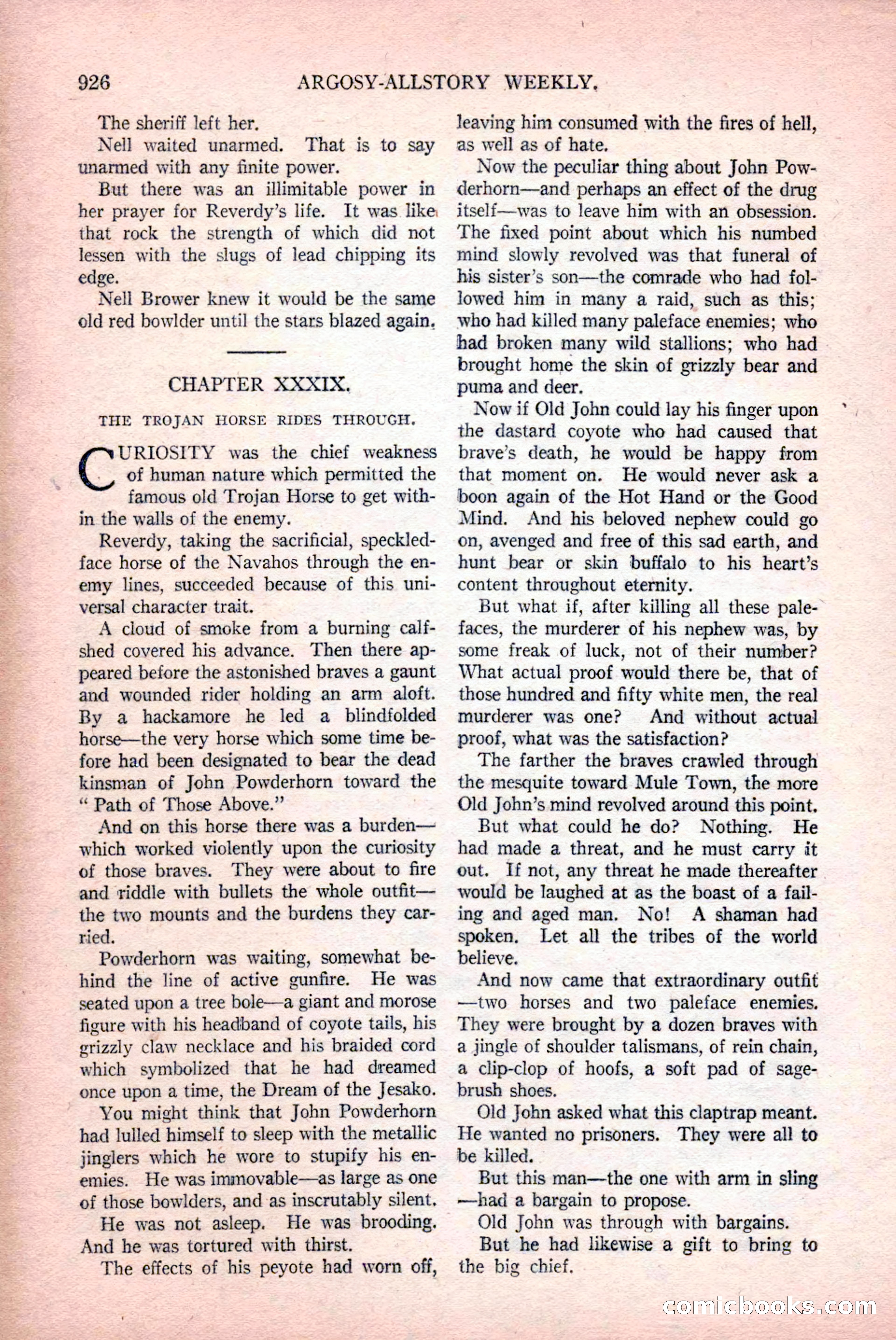Argosy All-Story Weekly, December 12, 1925 — page 136 of 172