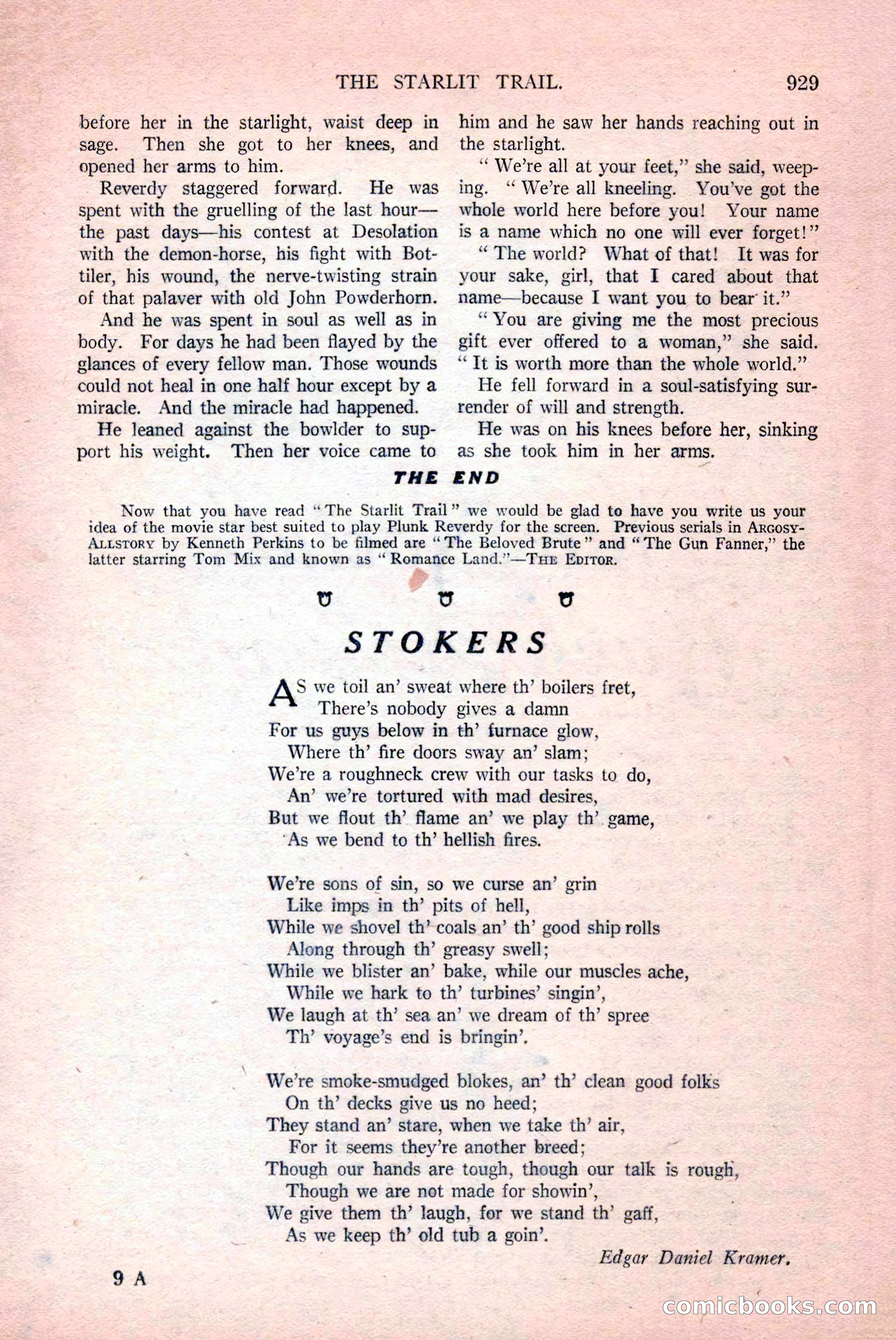 Argosy All-Story Weekly, December 12, 1925 — page 139 of 172