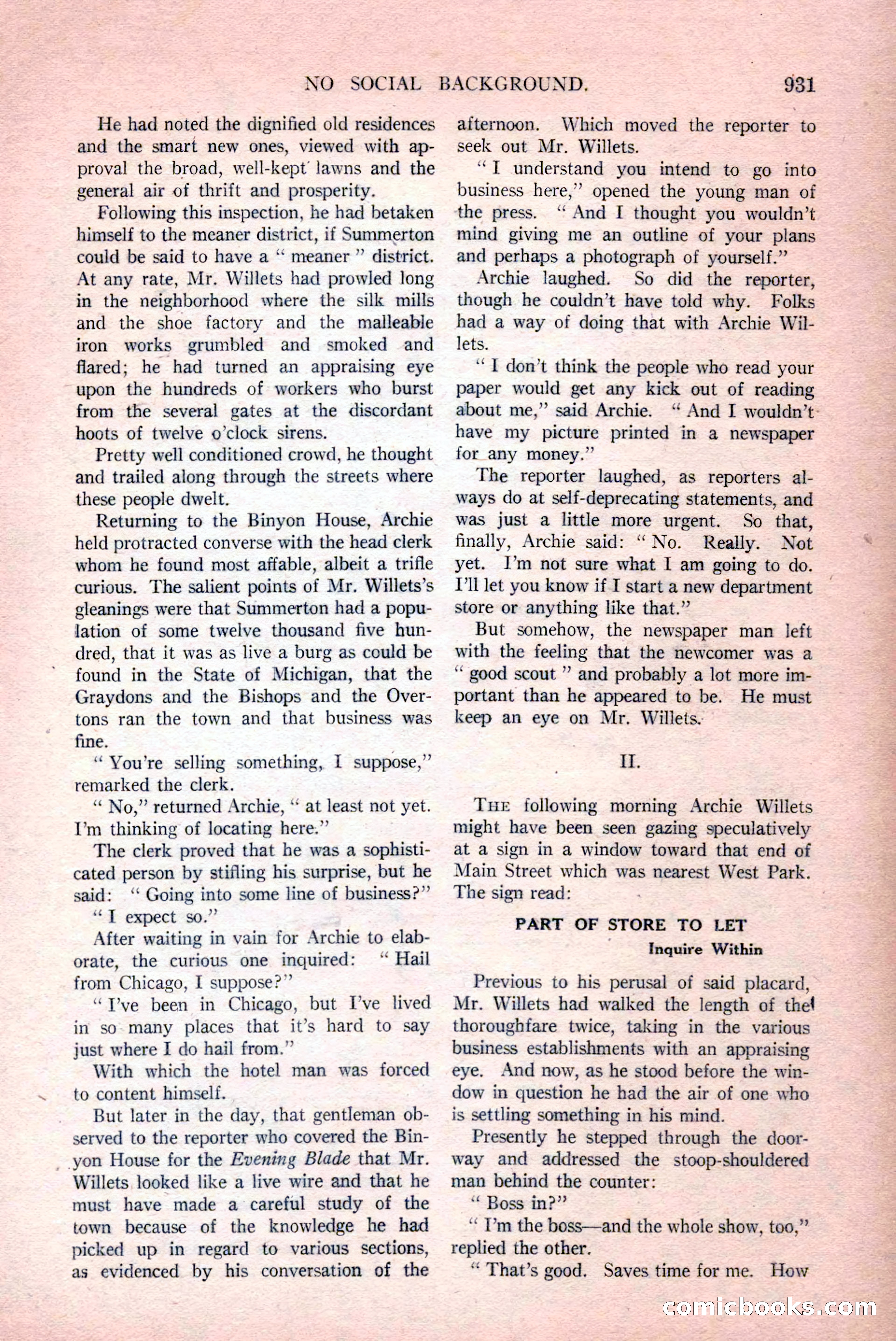 Argosy All-Story Weekly, December 12, 1925 — page 141 of 172