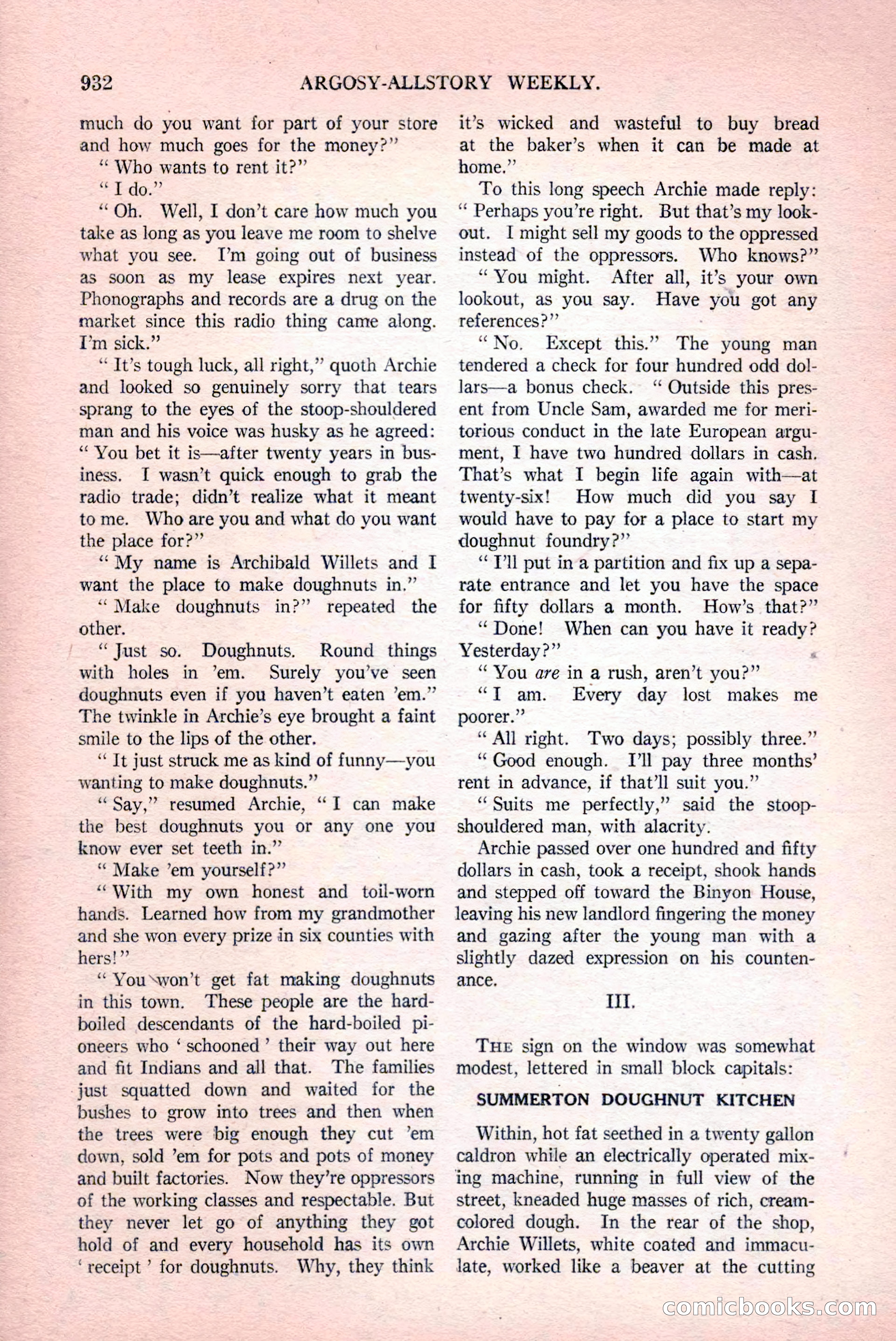 Argosy All-Story Weekly, December 12, 1925 — page 142 of 172