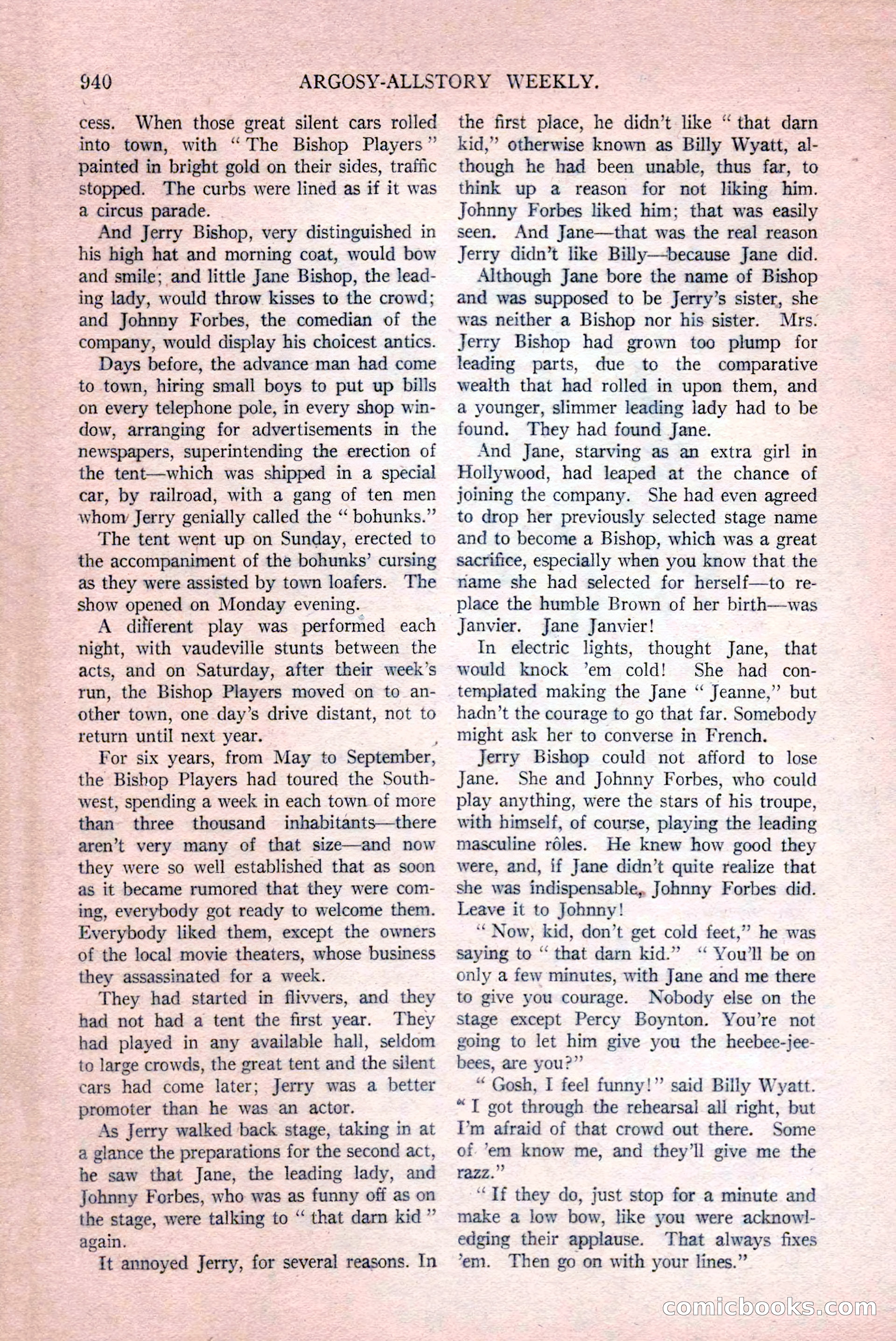 Argosy All-Story Weekly, December 12, 1925 — page 150 of 172