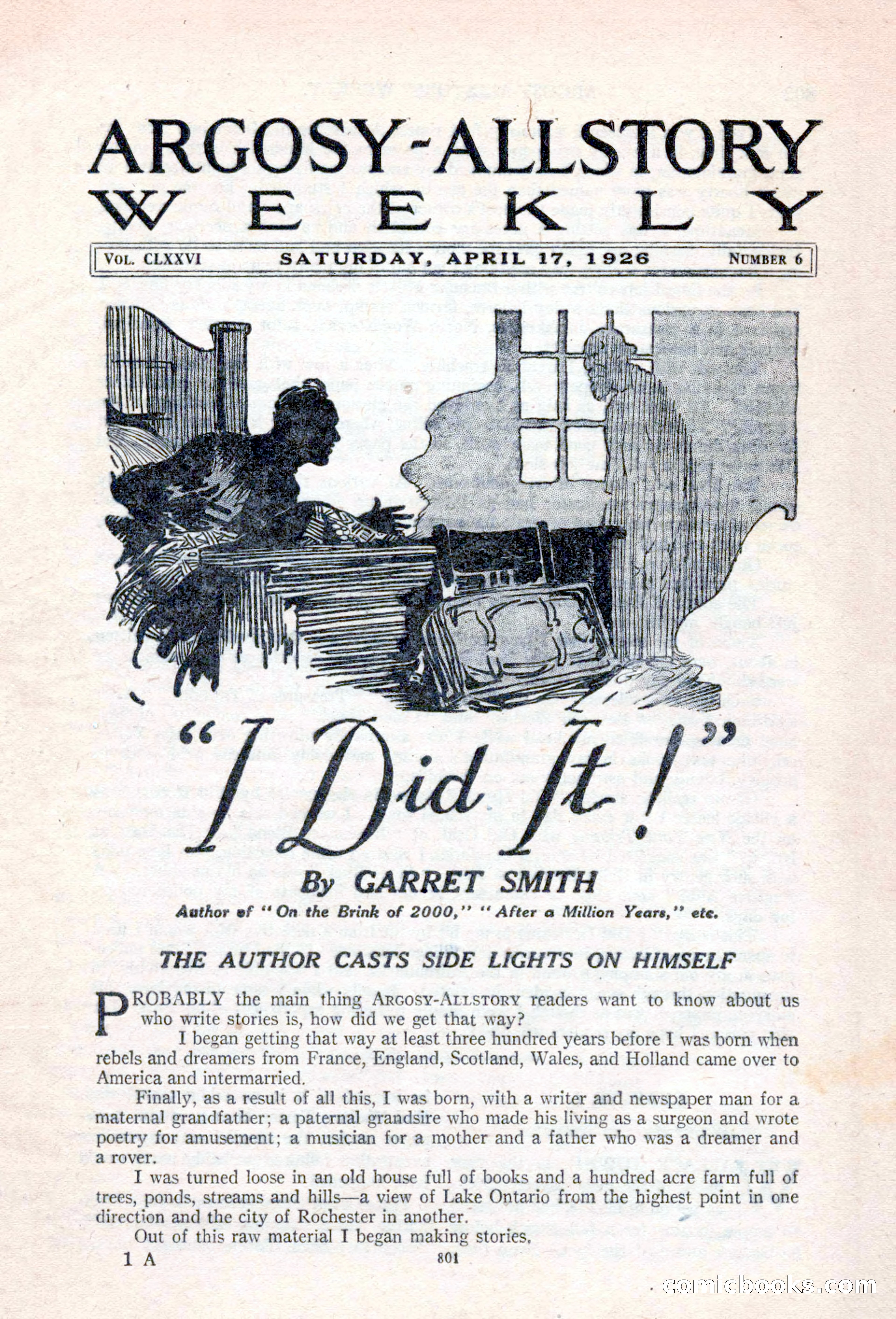 Argosy All-Story Weekly, April 17, 1926 — page 7 of 168