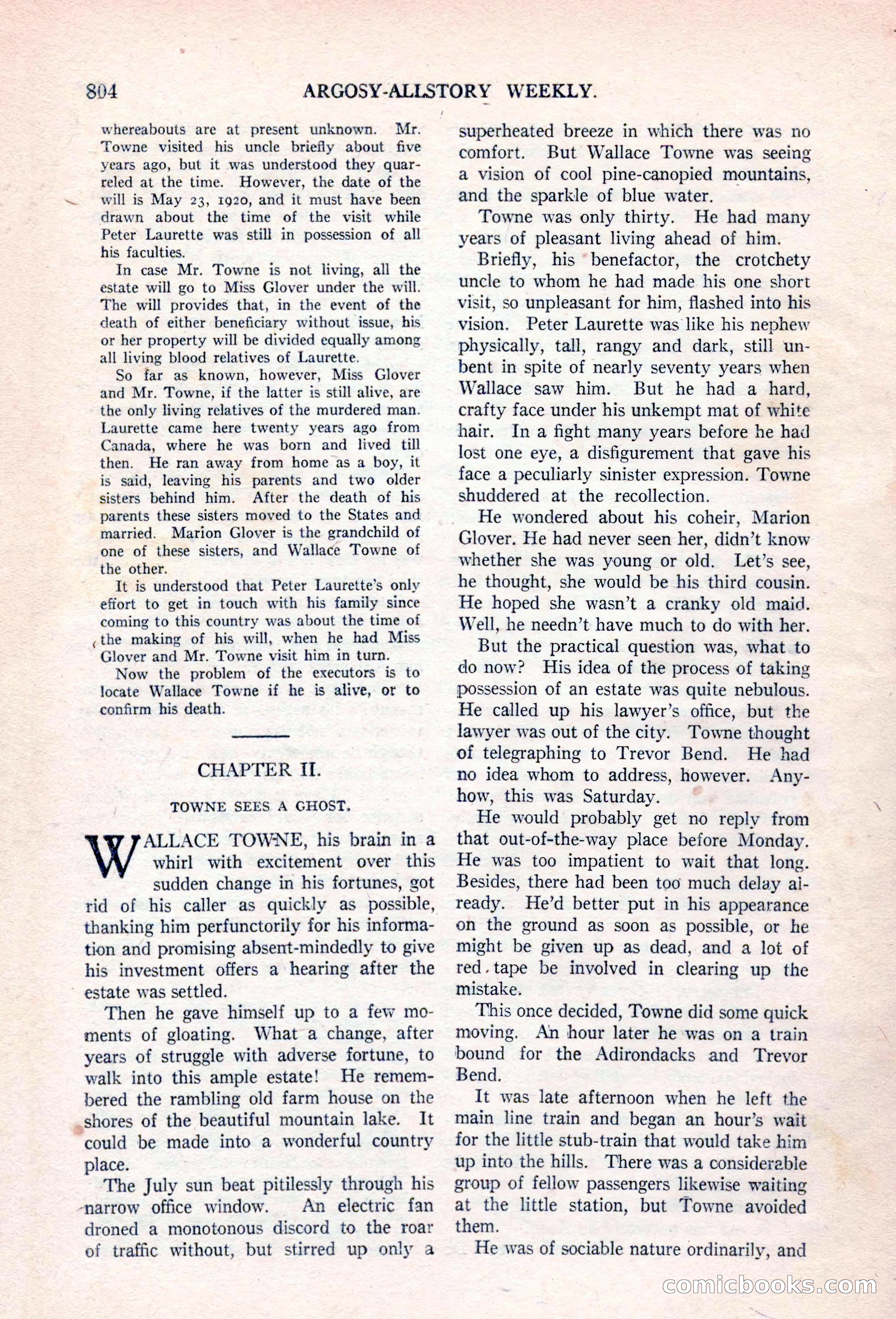 Argosy All-Story Weekly, April 17, 1926 — page 10 of 168