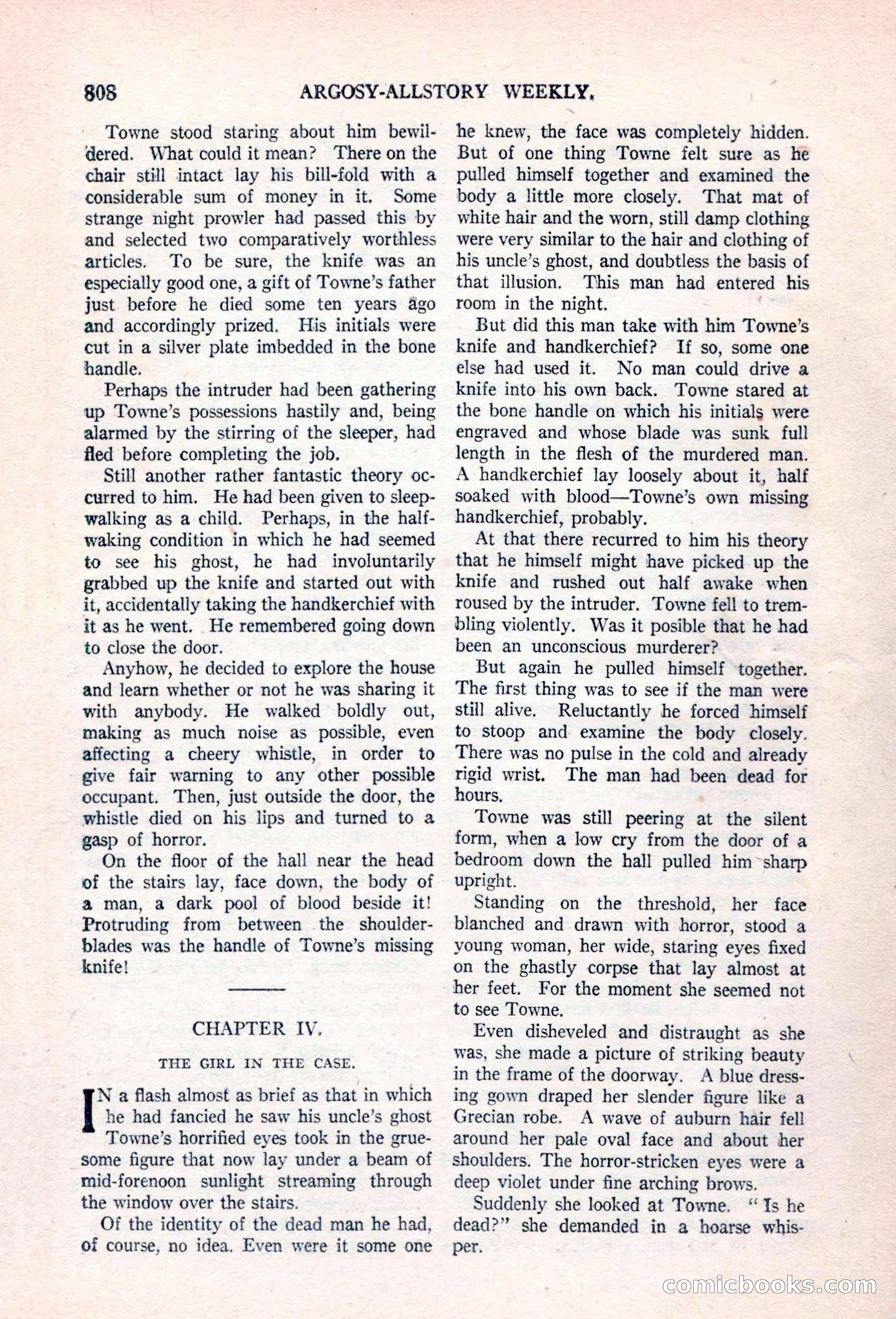Argosy All-Story Weekly, April 17, 1926 — page 14 of 168