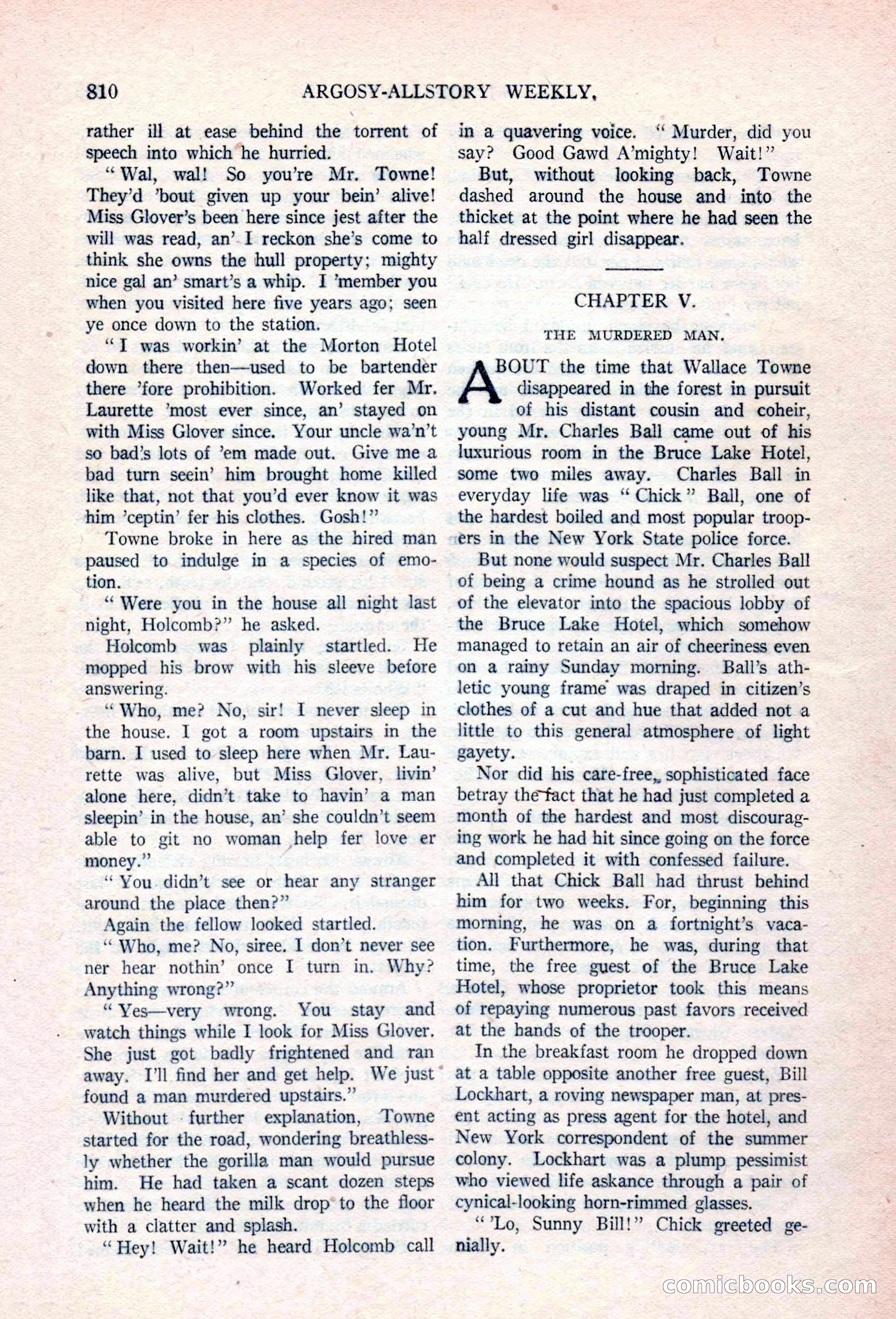 Argosy All-Story Weekly, April 17, 1926 — page 16 of 168