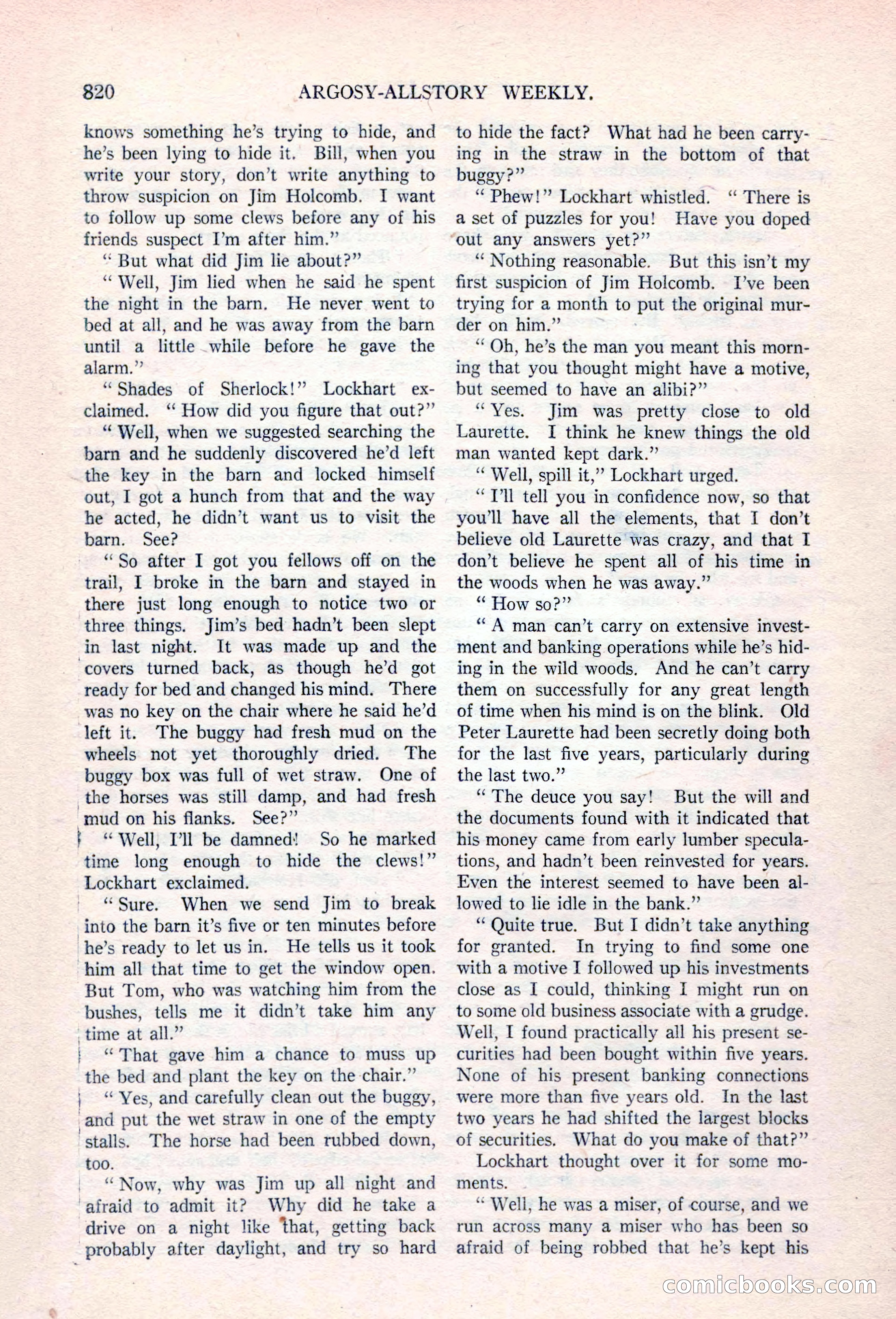 Argosy All-Story Weekly, April 17, 1926 — page 26 of 168