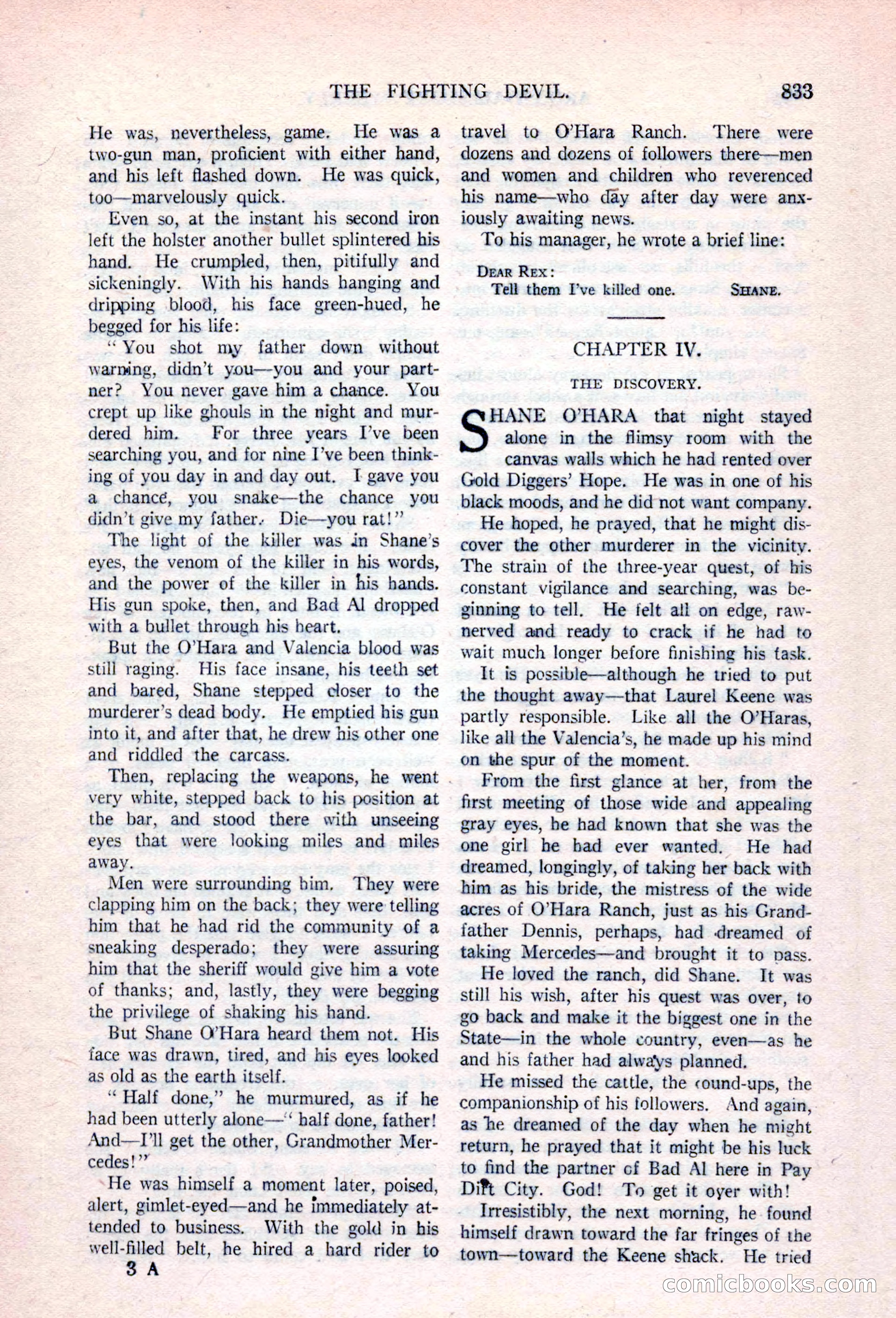Argosy All-Story Weekly, April 17, 1926 — page 39 of 168