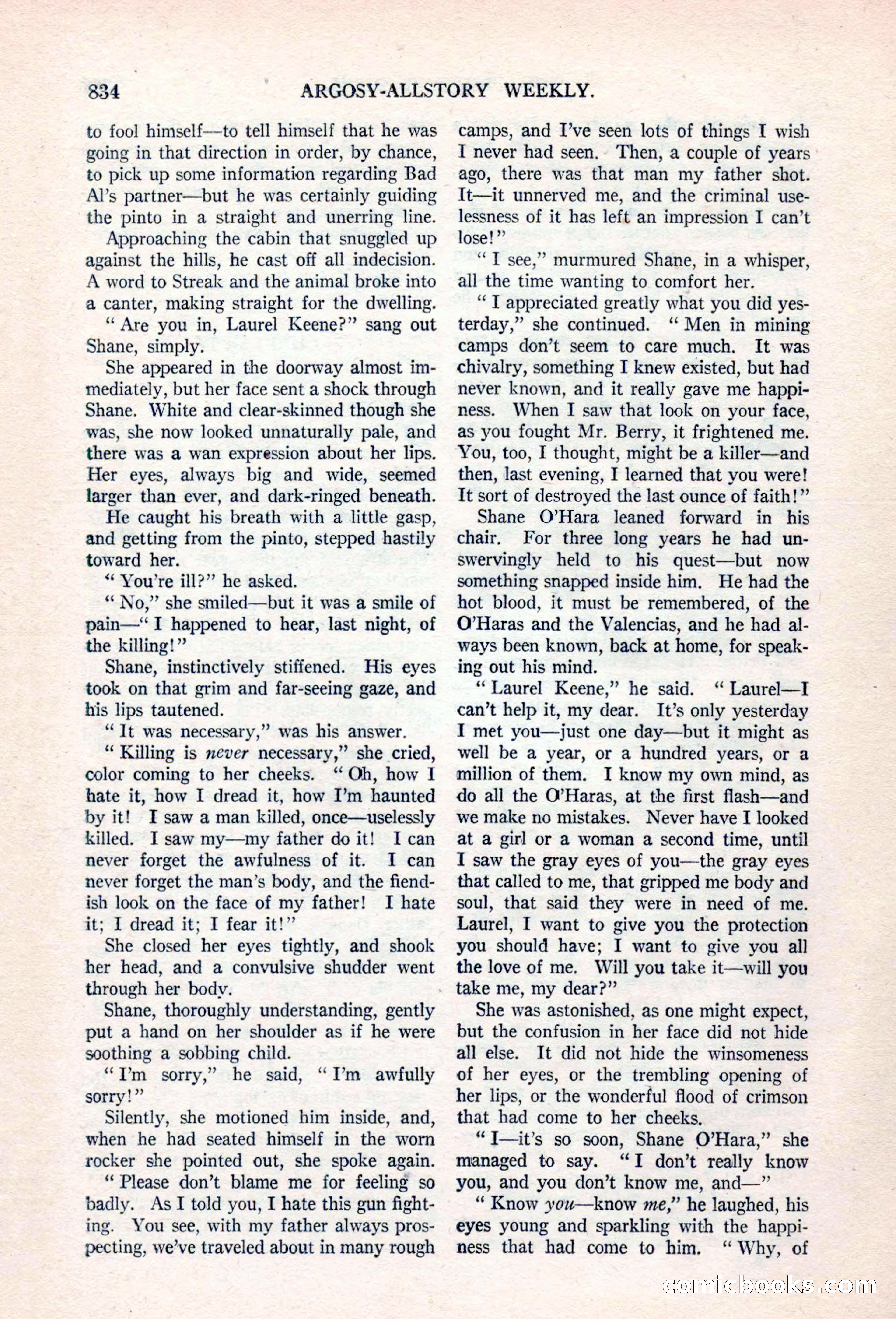 Argosy All-Story Weekly, April 17, 1926 — page 40 of 168