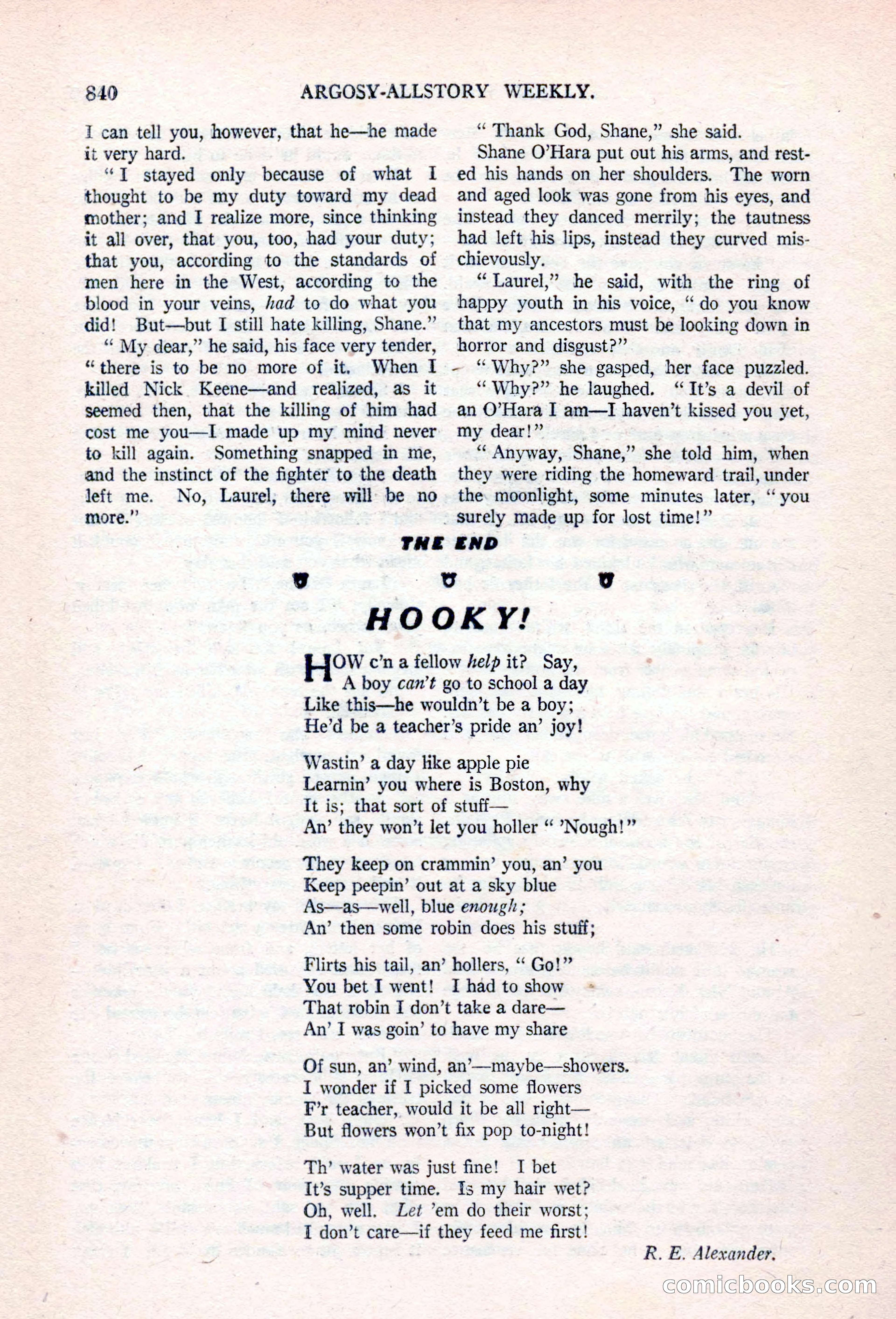 Argosy All-Story Weekly, April 17, 1926 — page 46 of 168