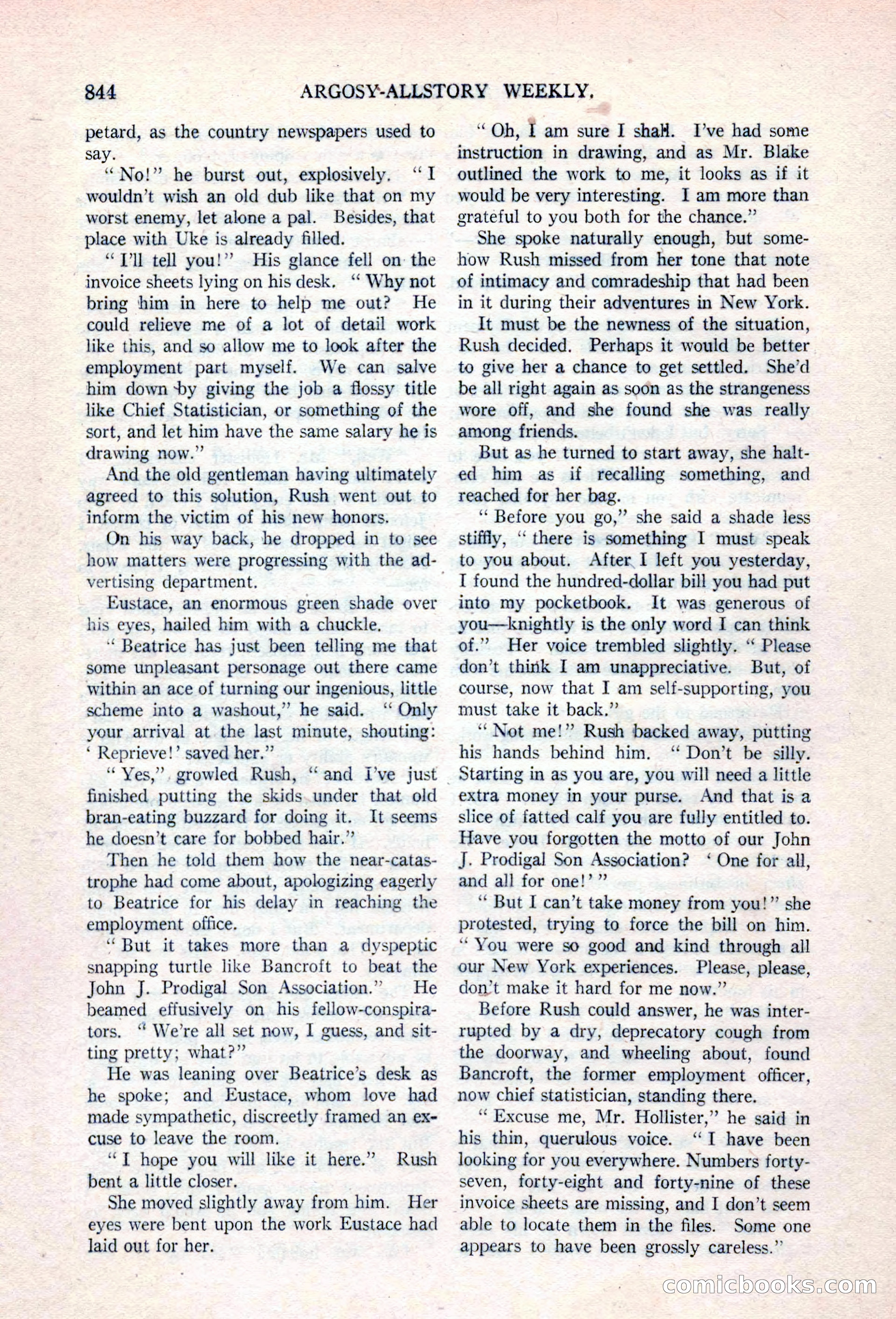 Argosy All-Story Weekly, April 17, 1926 — page 50 of 168