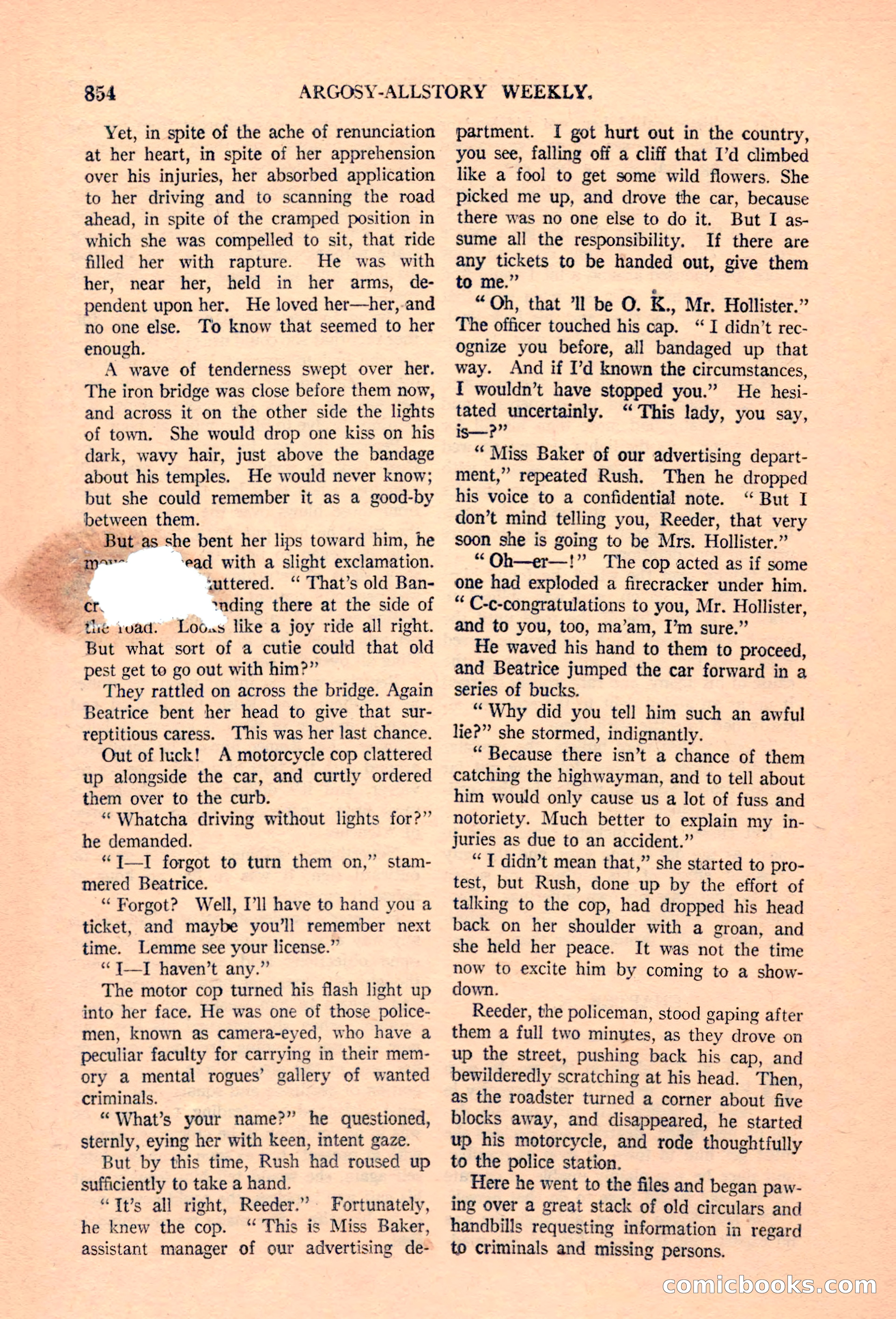 Argosy All-Story Weekly, April 17, 1926 — page 60 of 168