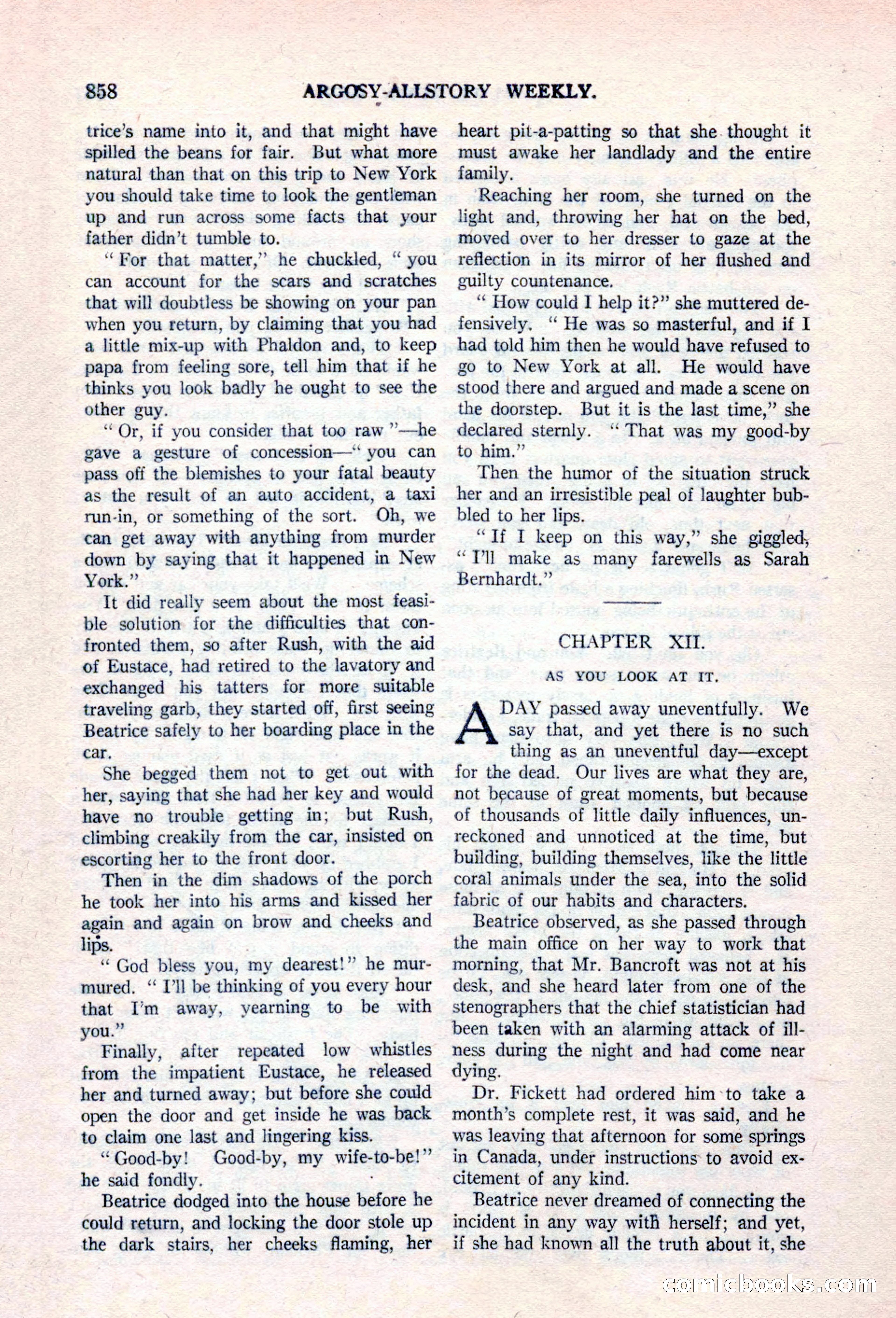Argosy All-Story Weekly, April 17, 1926 — page 64 of 168