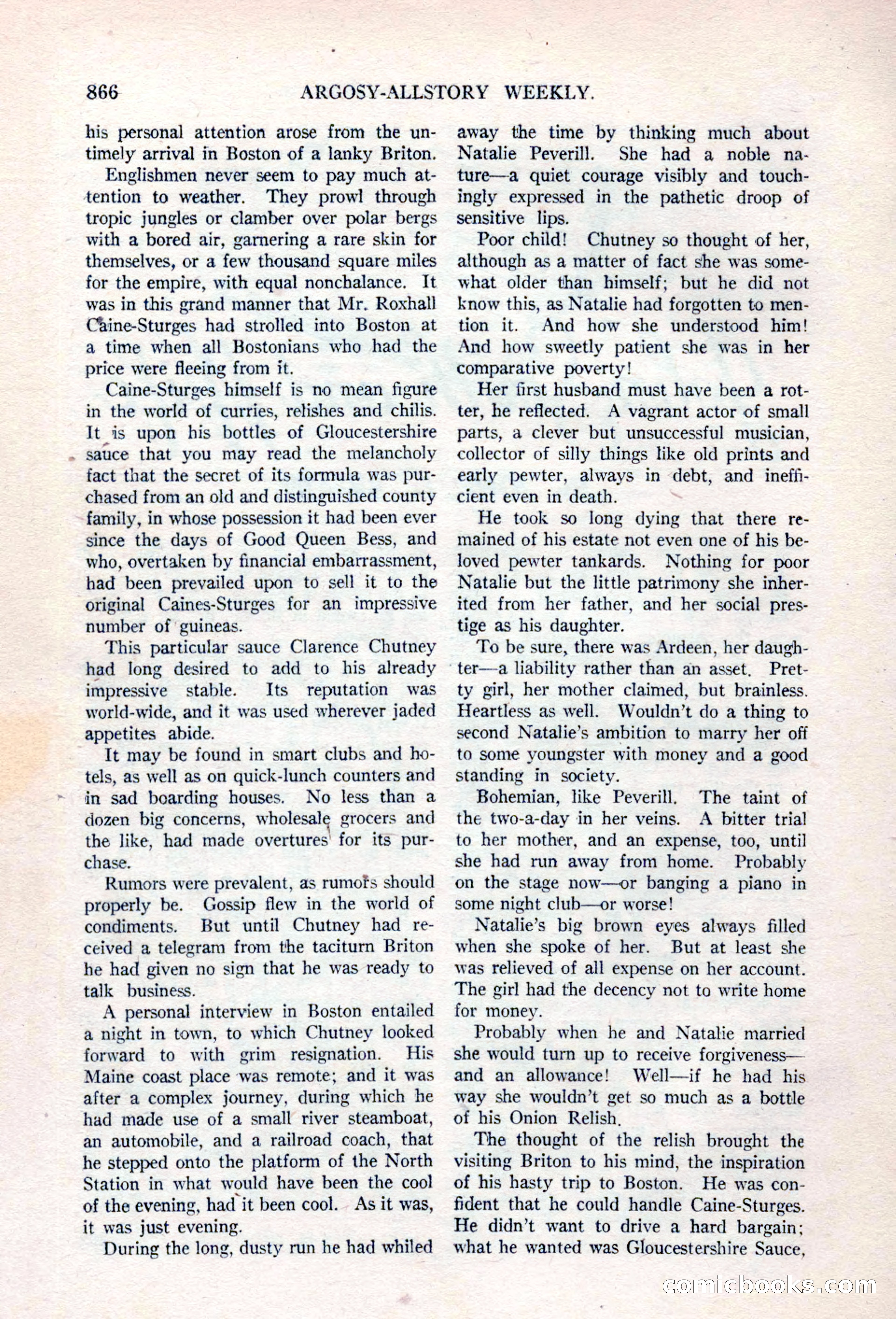 Argosy All-Story Weekly, April 17, 1926 — page 72 of 168