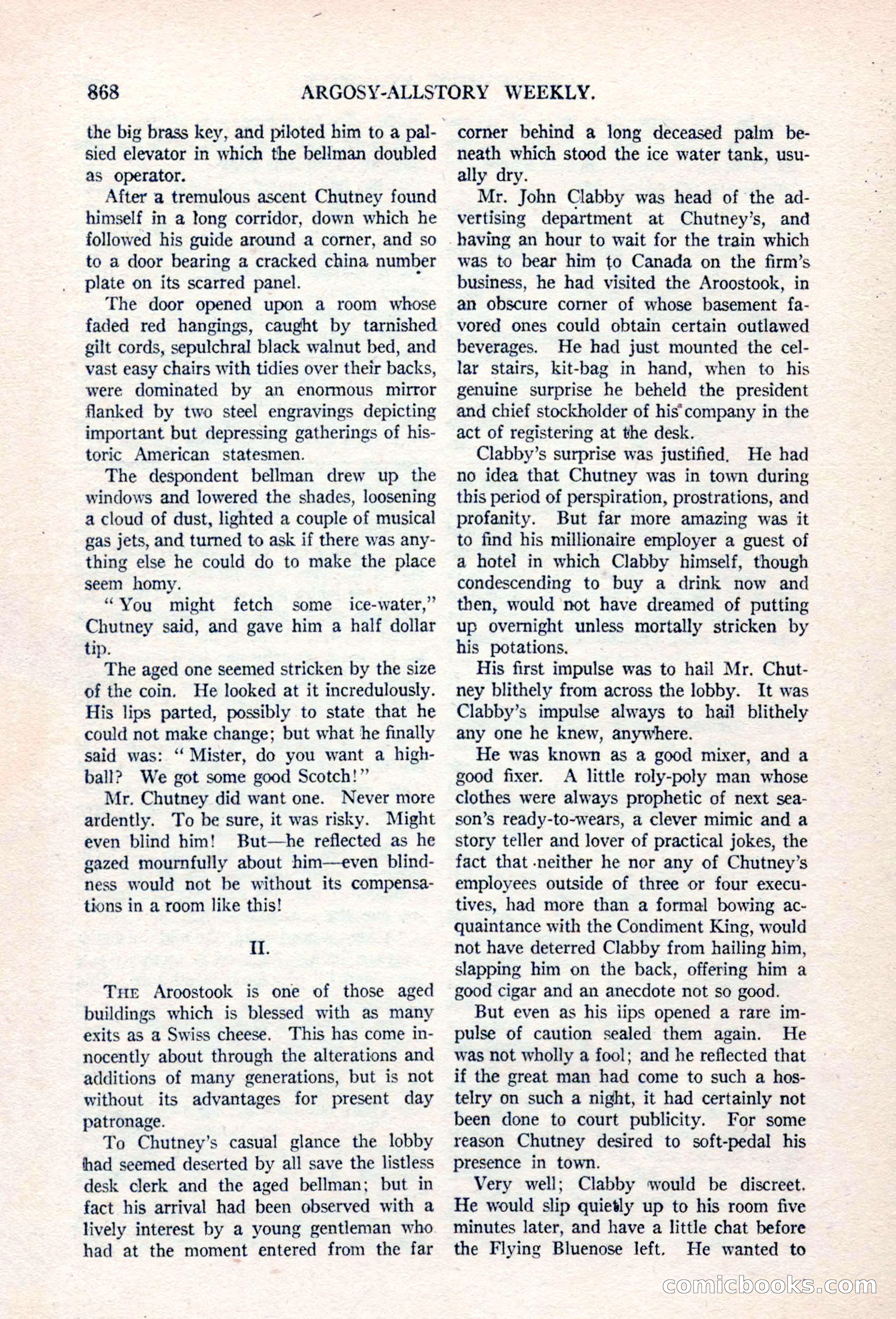 Argosy All-Story Weekly, April 17, 1926 — page 74 of 168