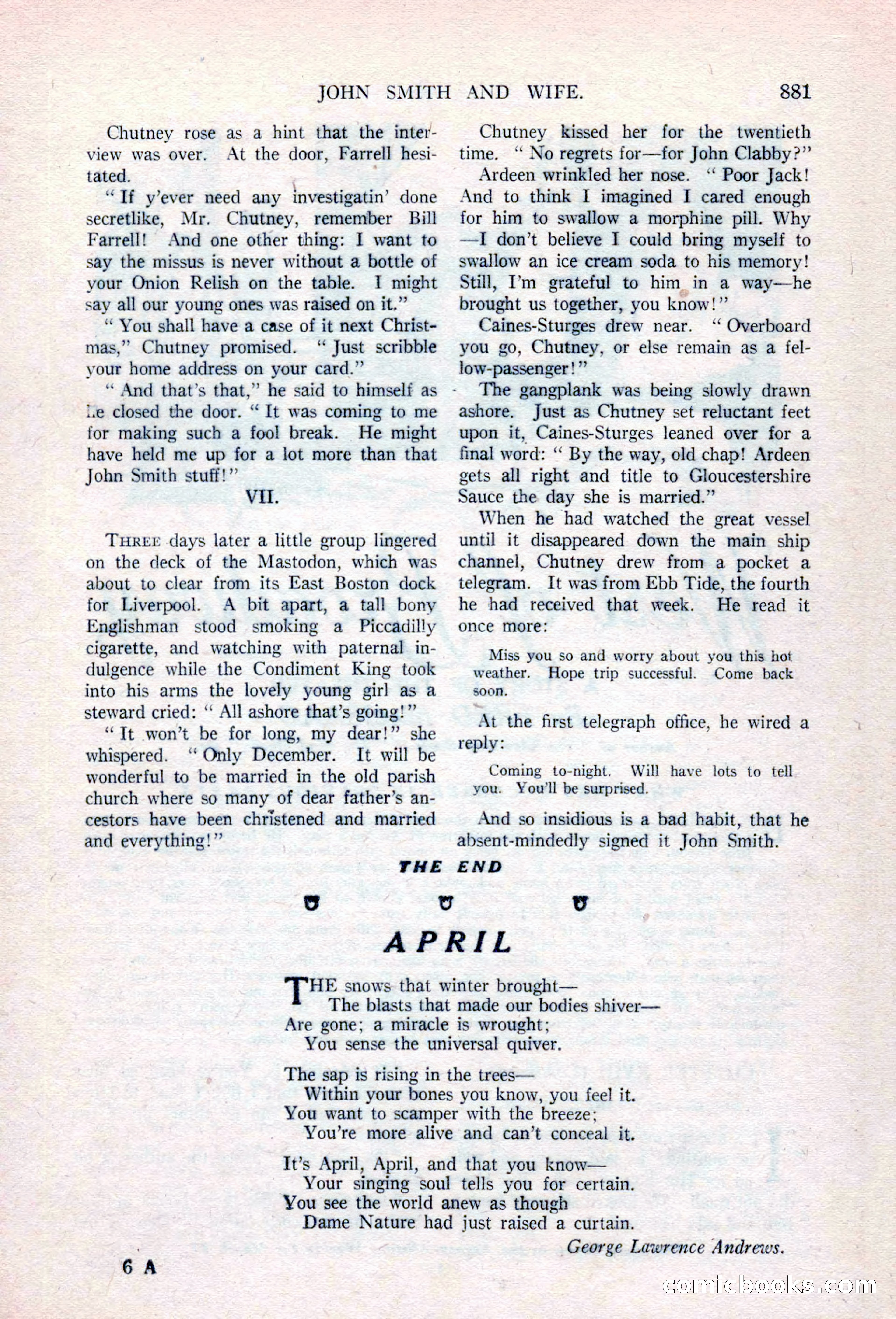 Argosy All-Story Weekly, April 17, 1926 — page 87 of 168