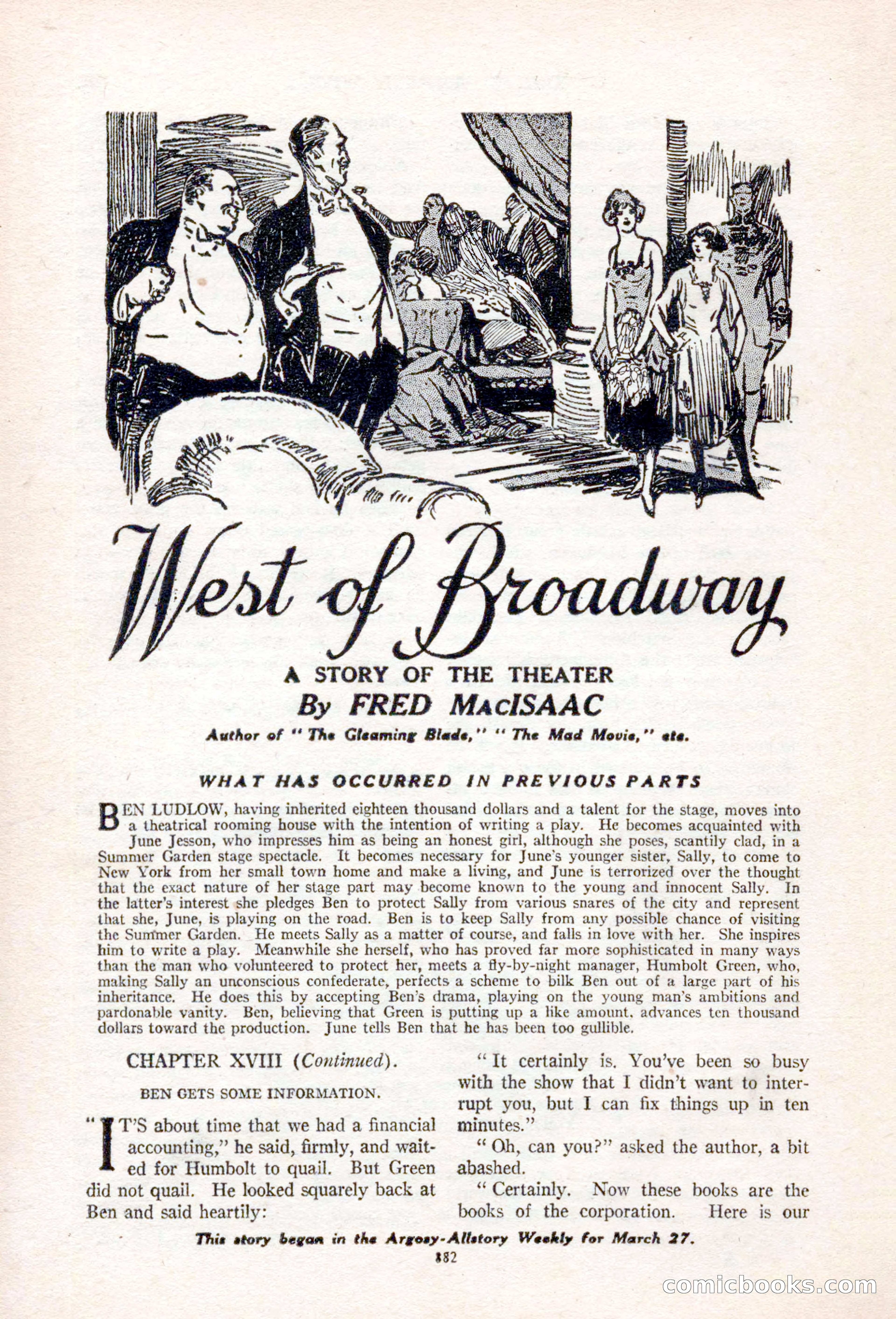 Argosy All-Story Weekly, April 17, 1926 — page 88 of 168