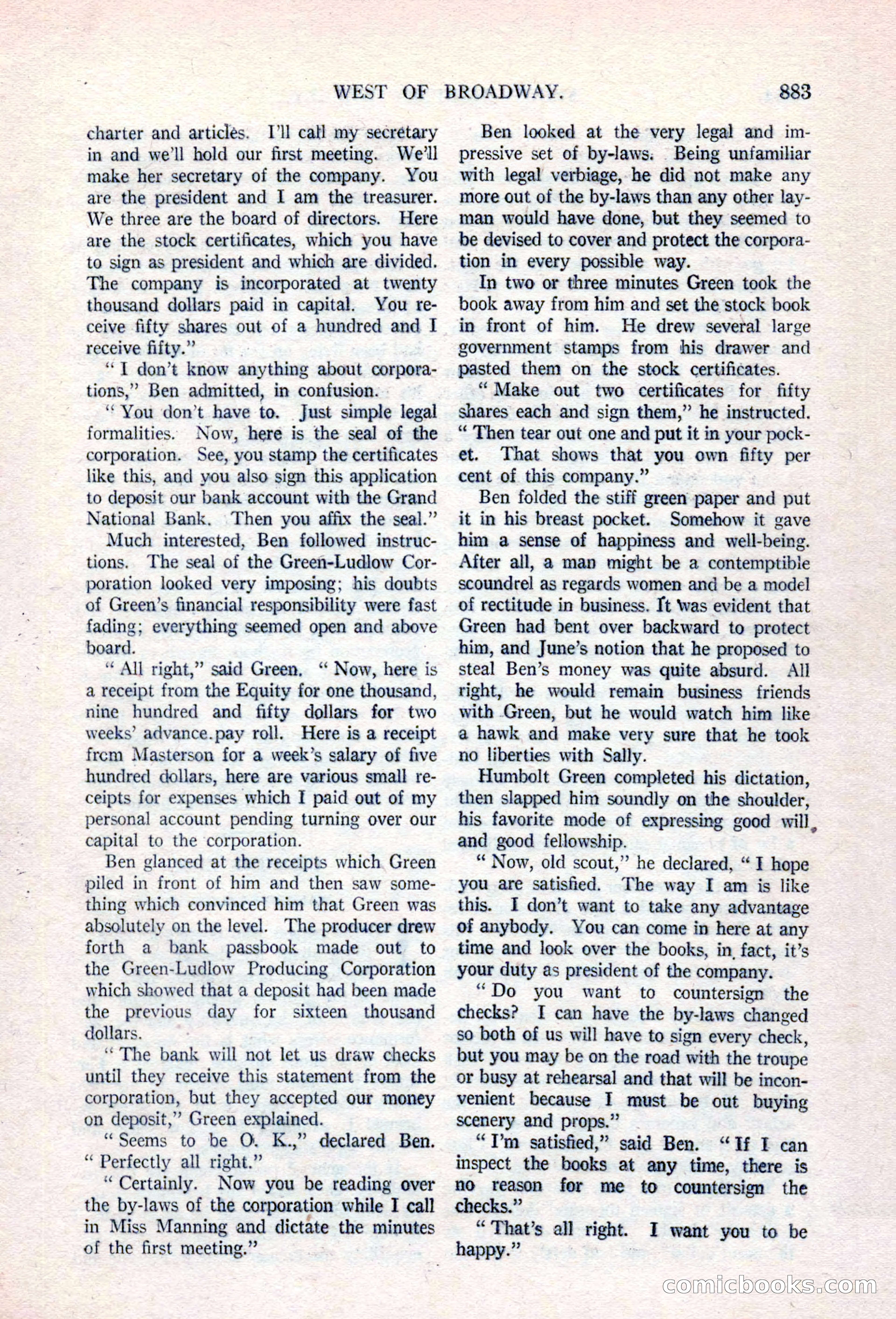 Argosy All-Story Weekly, April 17, 1926 — page 89 of 168