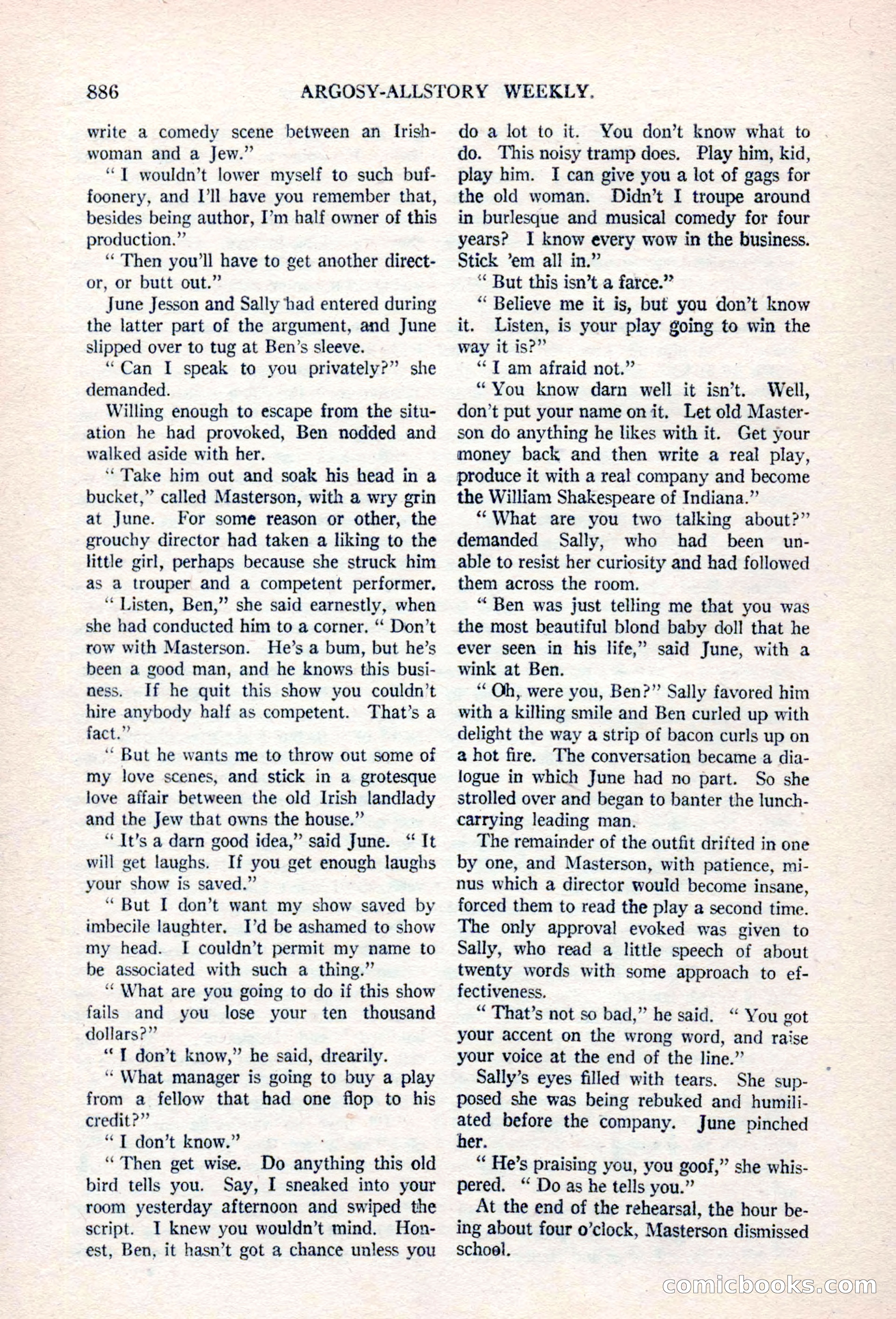 Argosy All-Story Weekly, April 17, 1926 — page 92 of 168