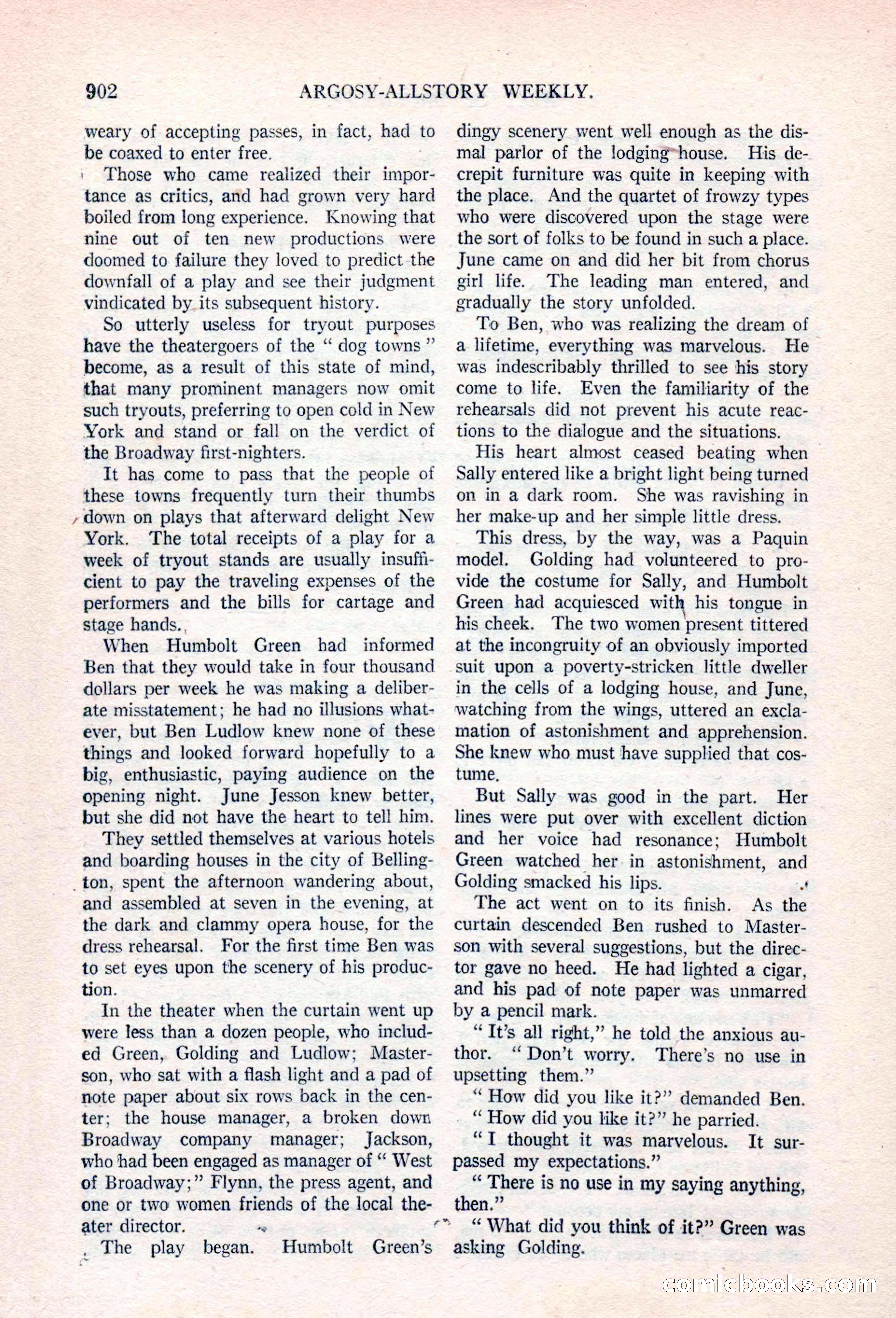 Argosy All-Story Weekly, April 17, 1926 — page 108 of 168