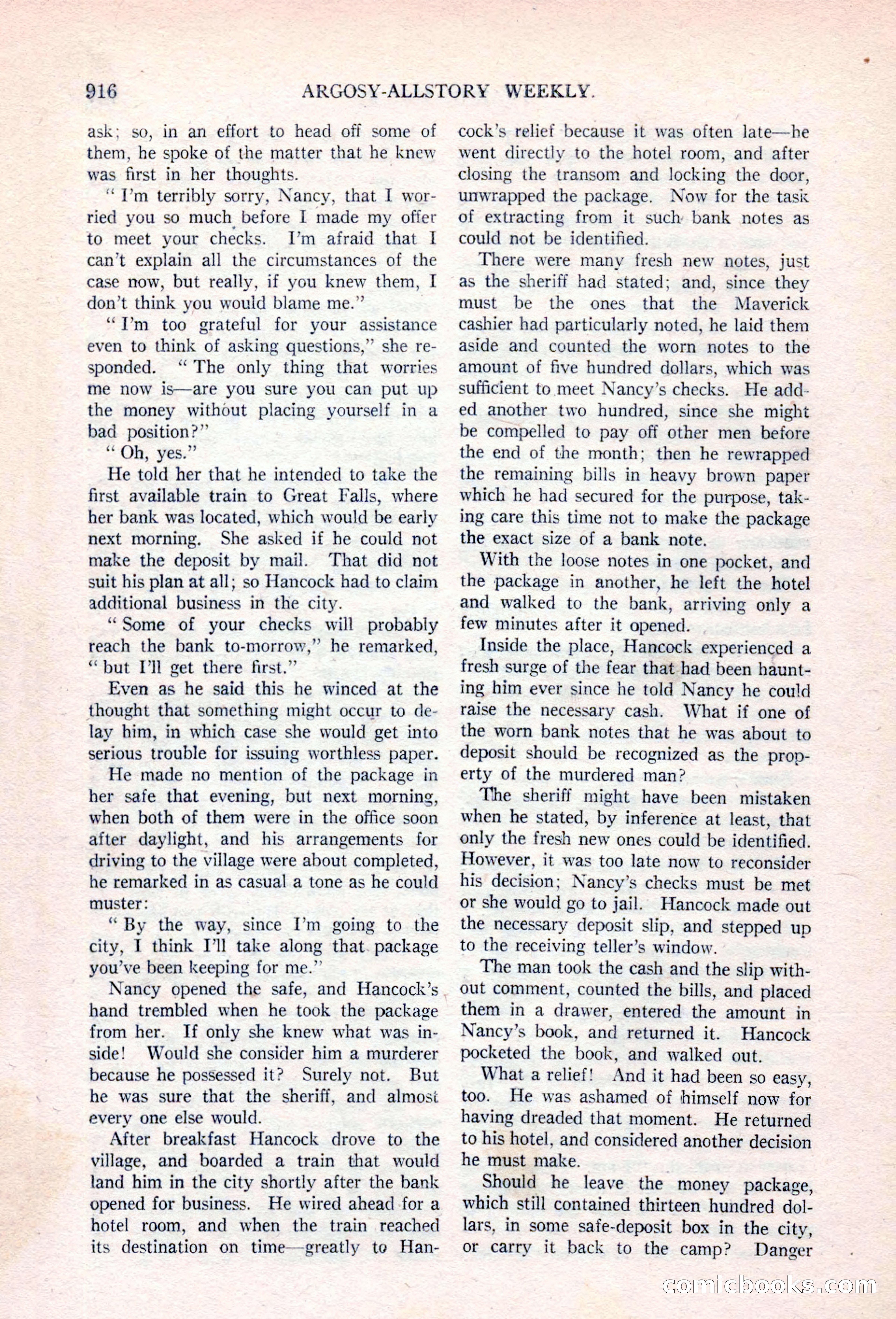 Argosy All-Story Weekly, April 17, 1926 — page 122 of 168