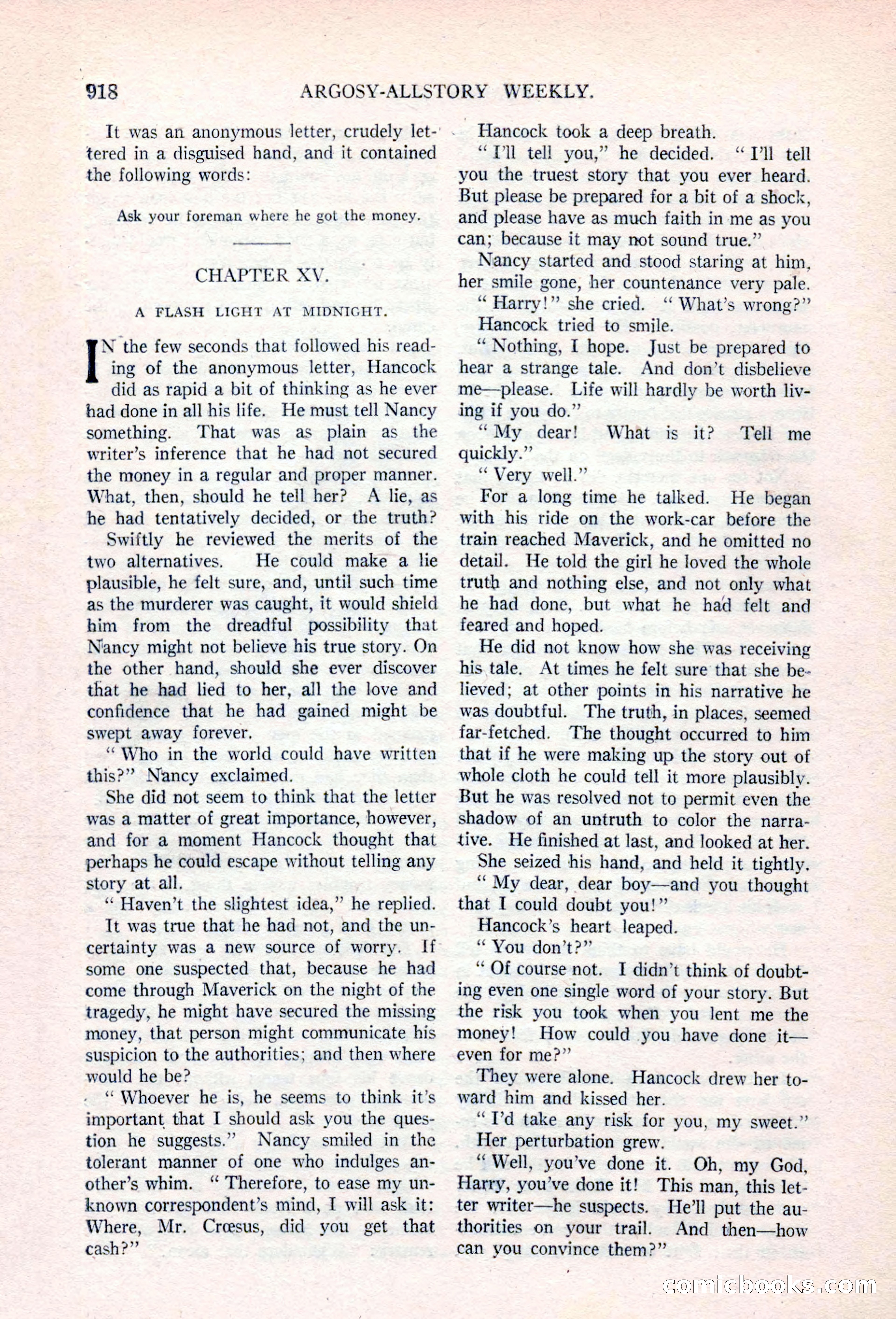 Argosy All-Story Weekly, April 17, 1926 — page 124 of 168