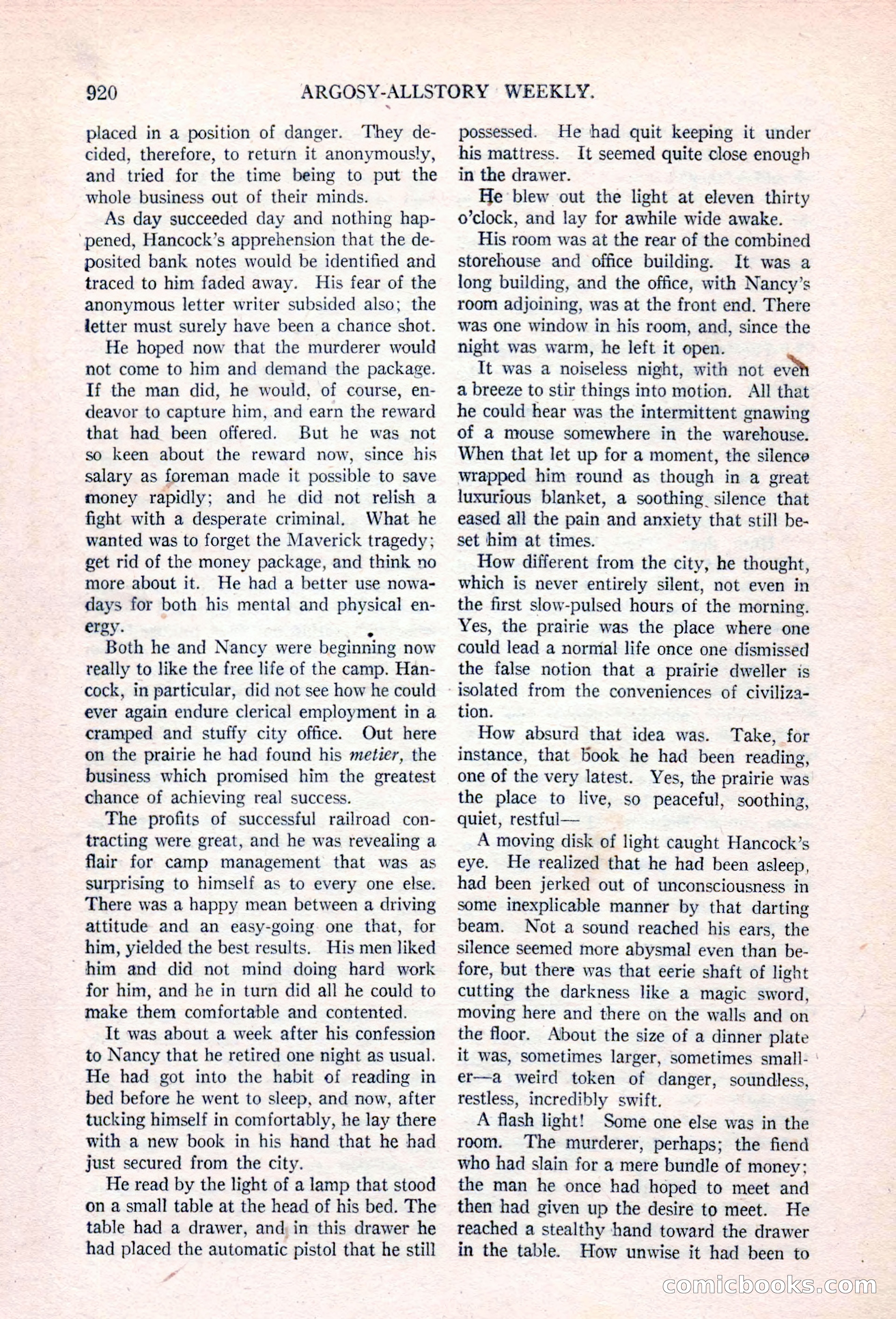 Argosy All-Story Weekly, April 17, 1926 — page 126 of 168