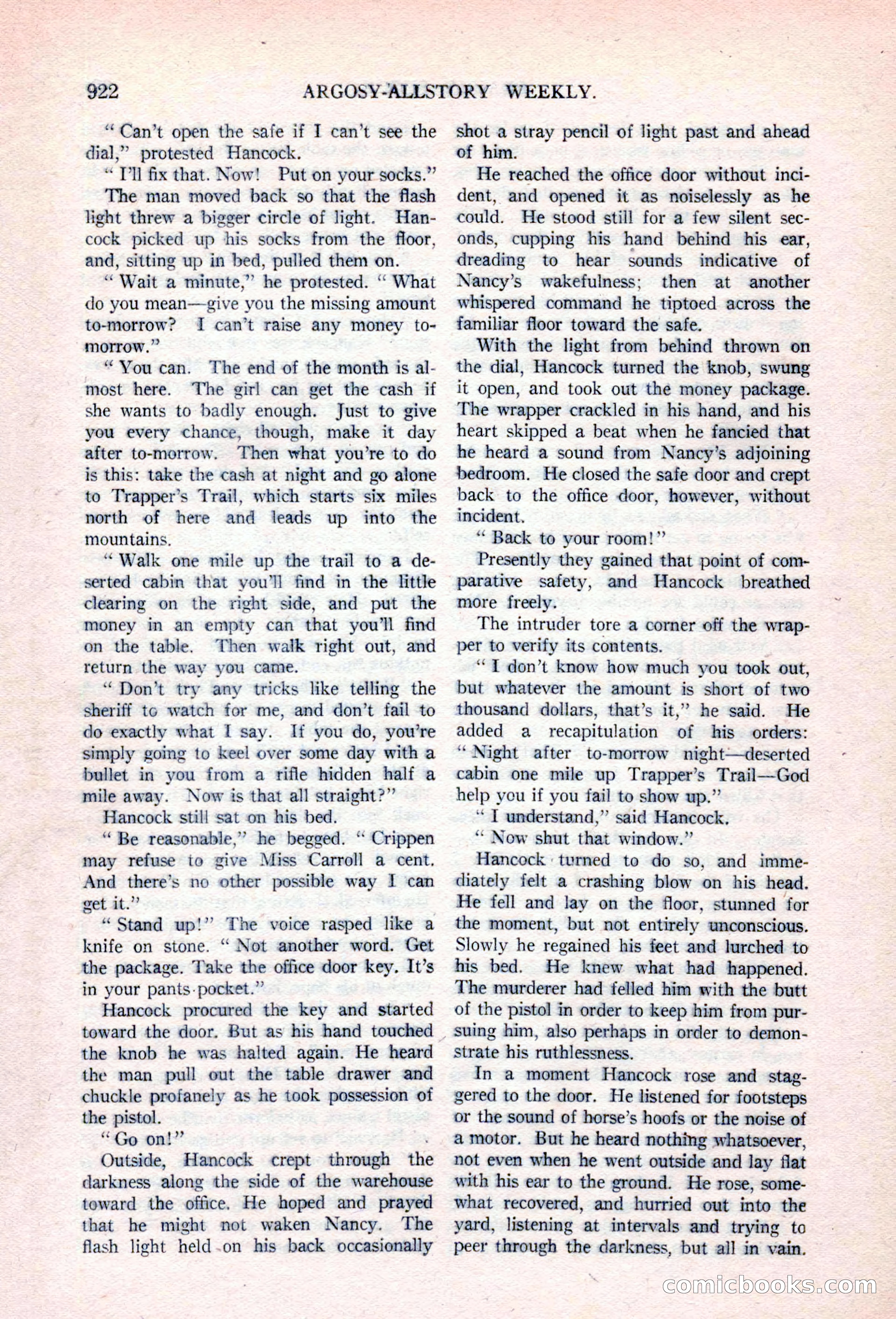 Argosy All-Story Weekly, April 17, 1926 — page 128 of 168