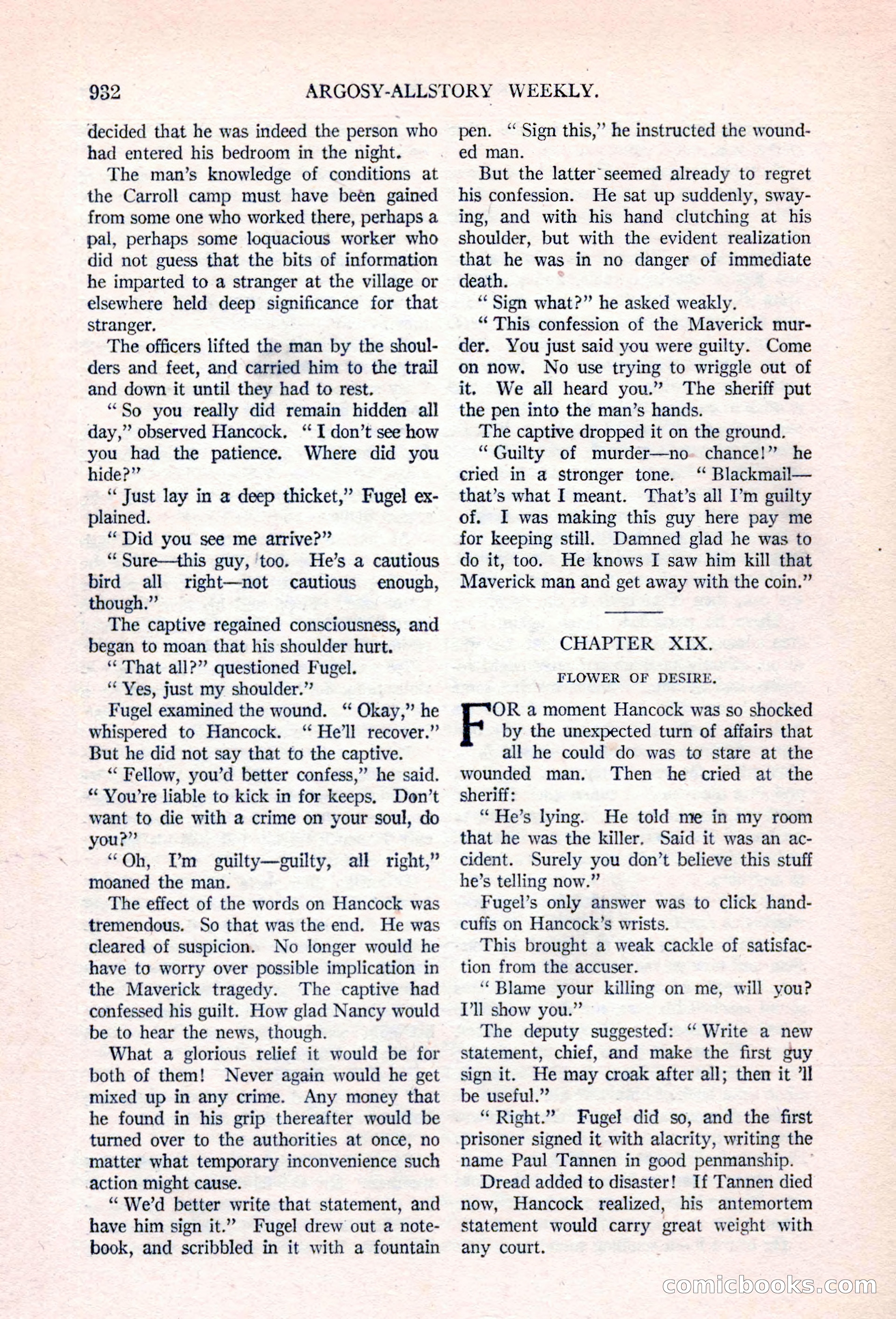 Argosy All-Story Weekly, April 17, 1926 — page 138 of 168