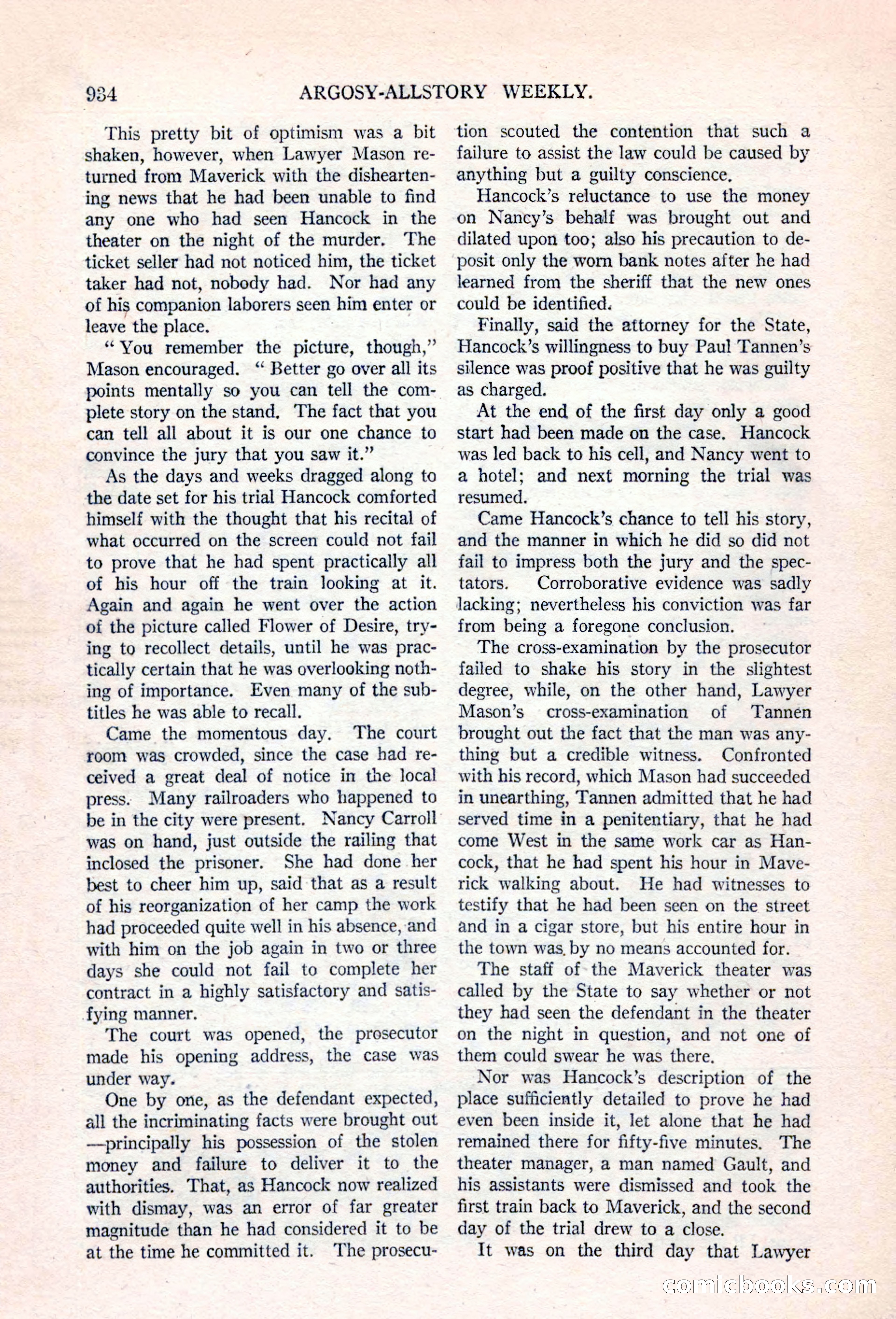 Argosy All-Story Weekly, April 17, 1926 — page 140 of 168