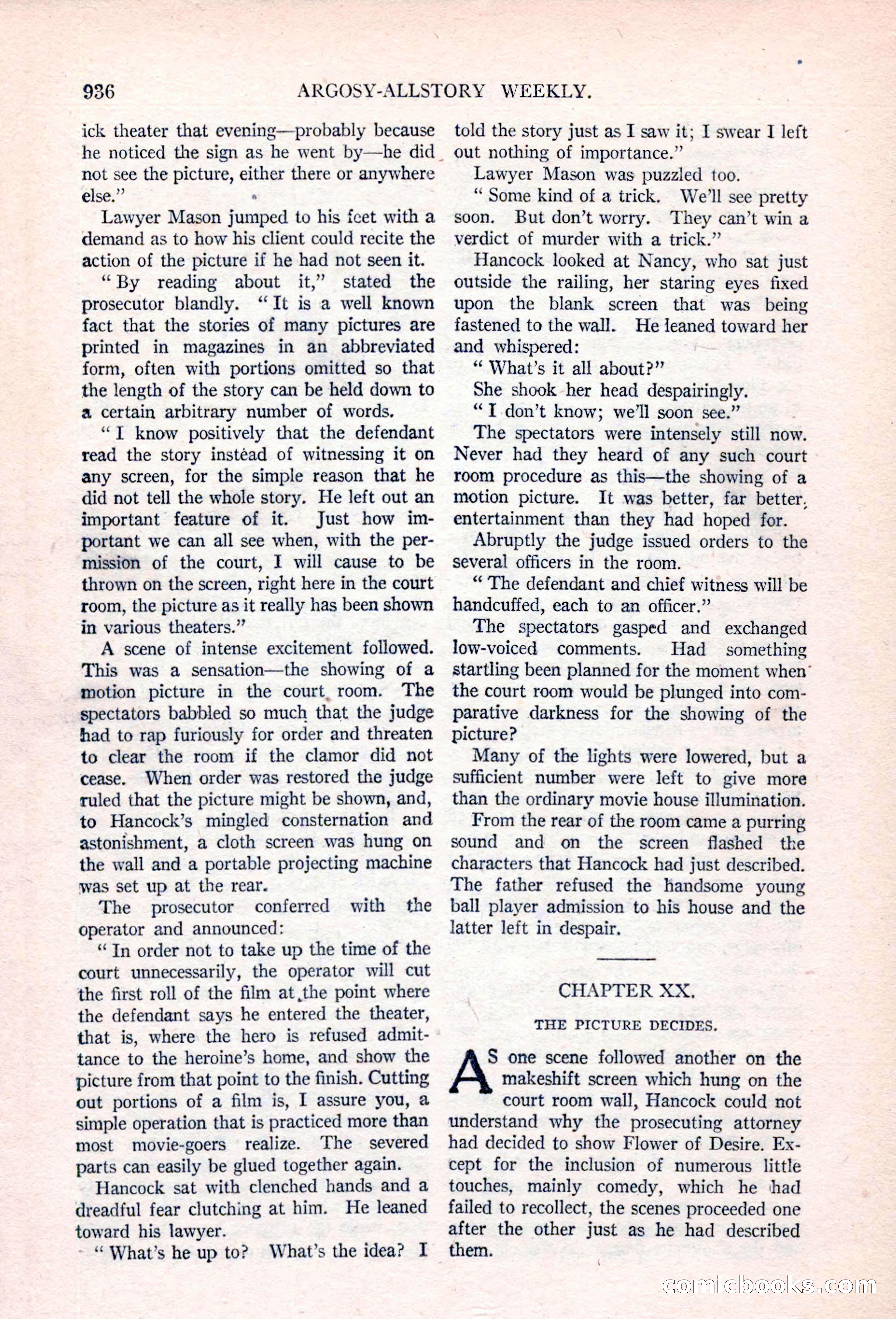 Argosy All-Story Weekly, April 17, 1926 — page 142 of 168