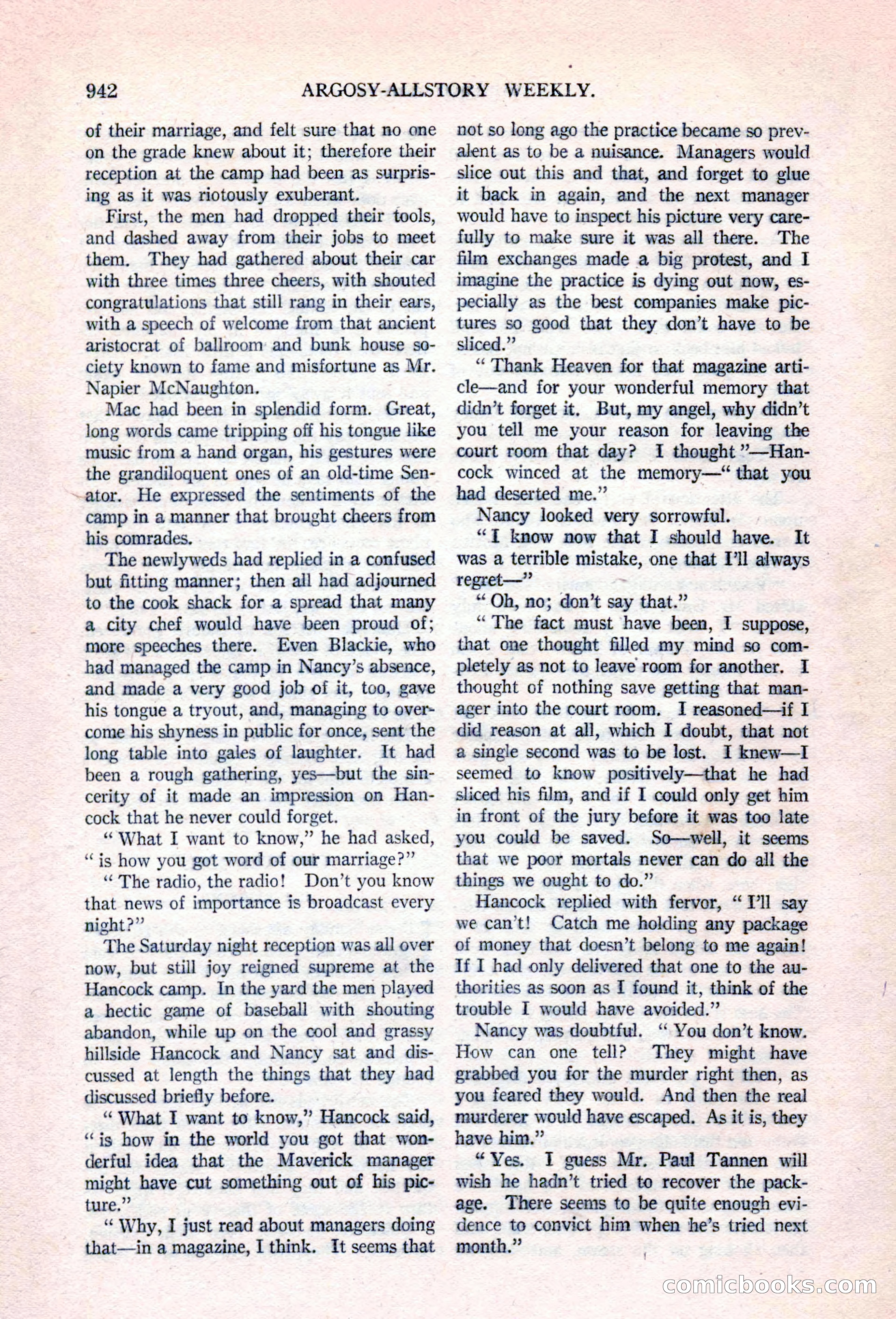 Argosy All-Story Weekly, April 17, 1926 — page 148 of 168
