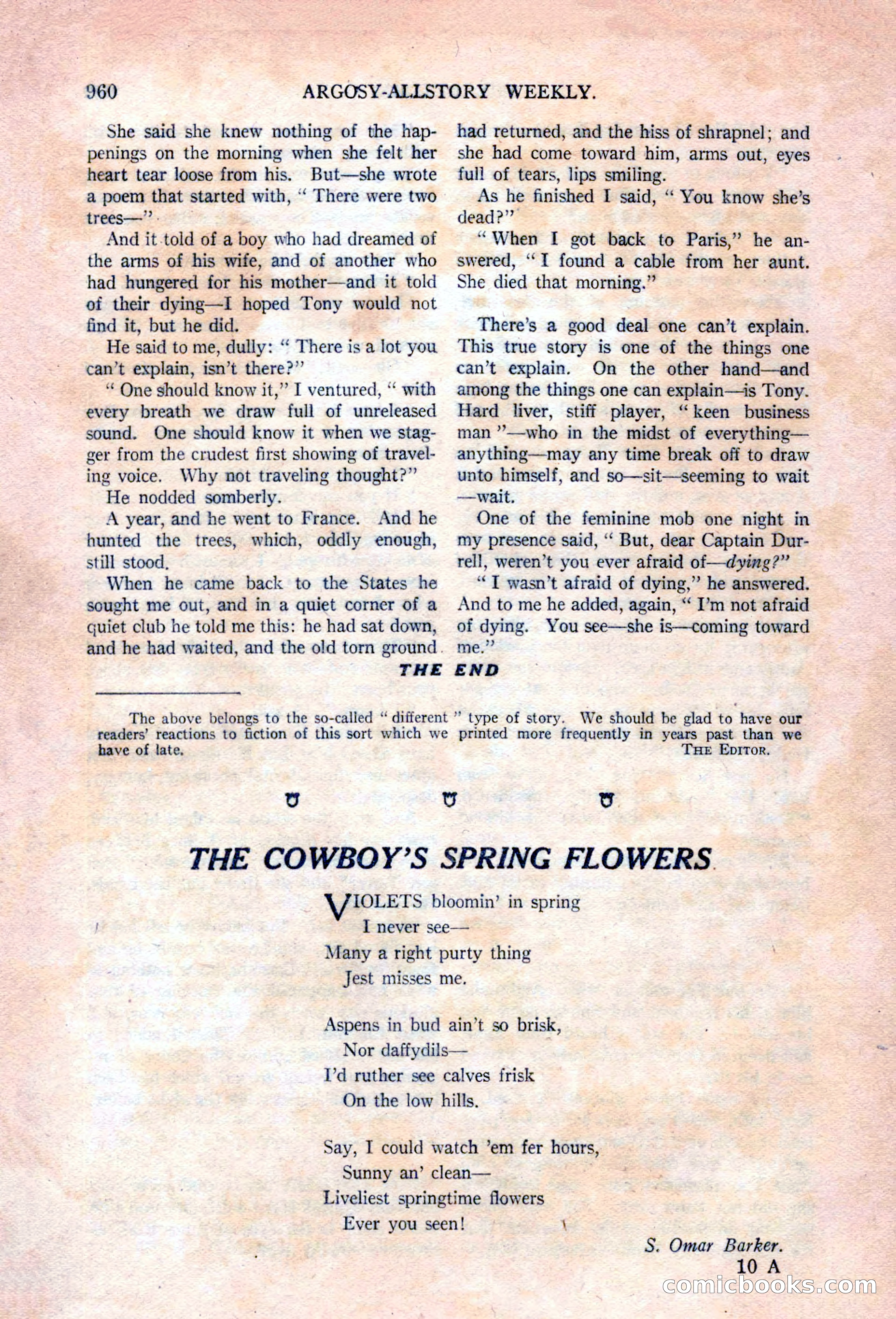 Argosy All-Story Weekly, April 17, 1926 — page 166 of 168
