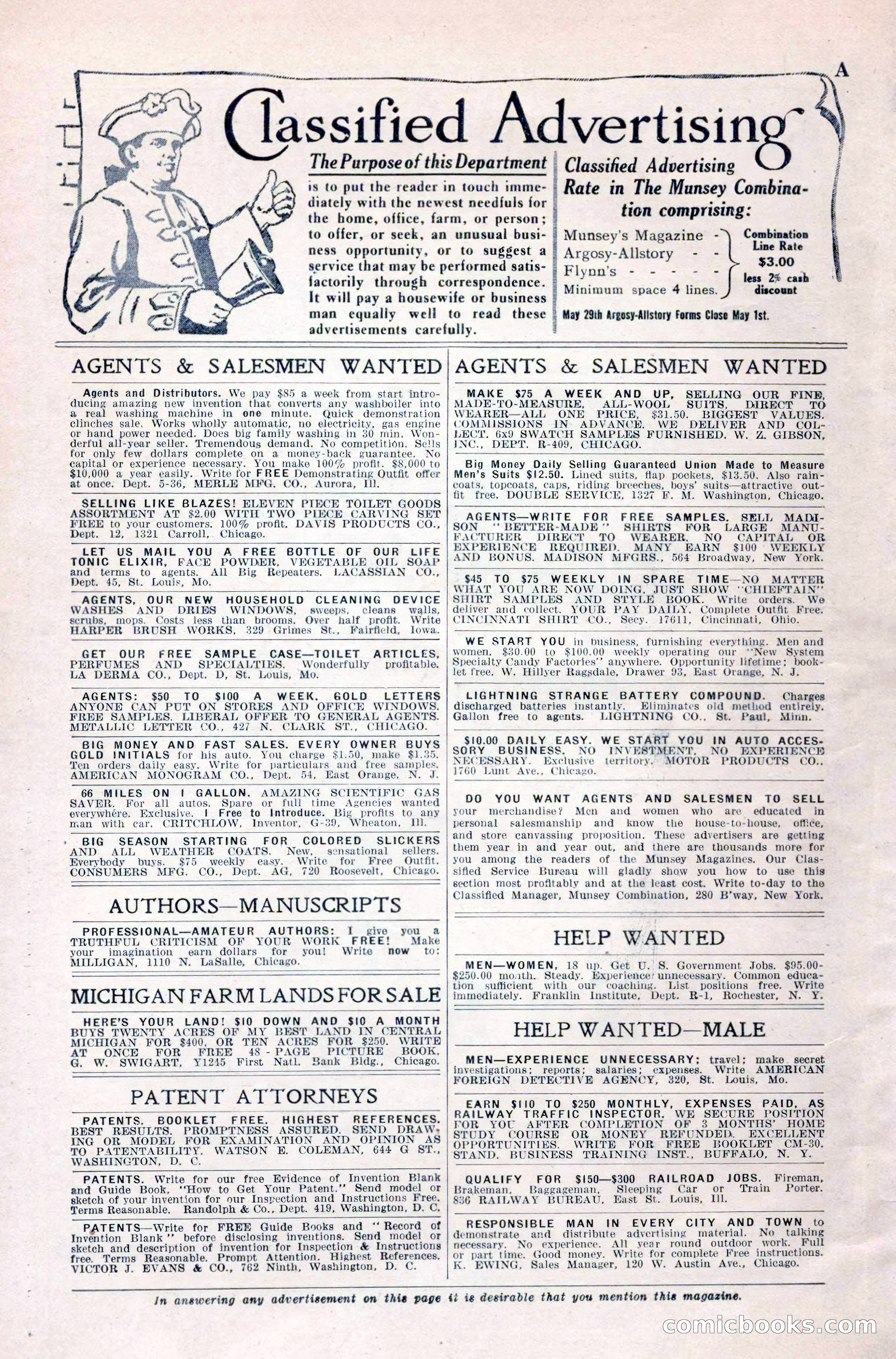 Argosy All-Story Weekly, April 24, 1926 — page 6 of 168