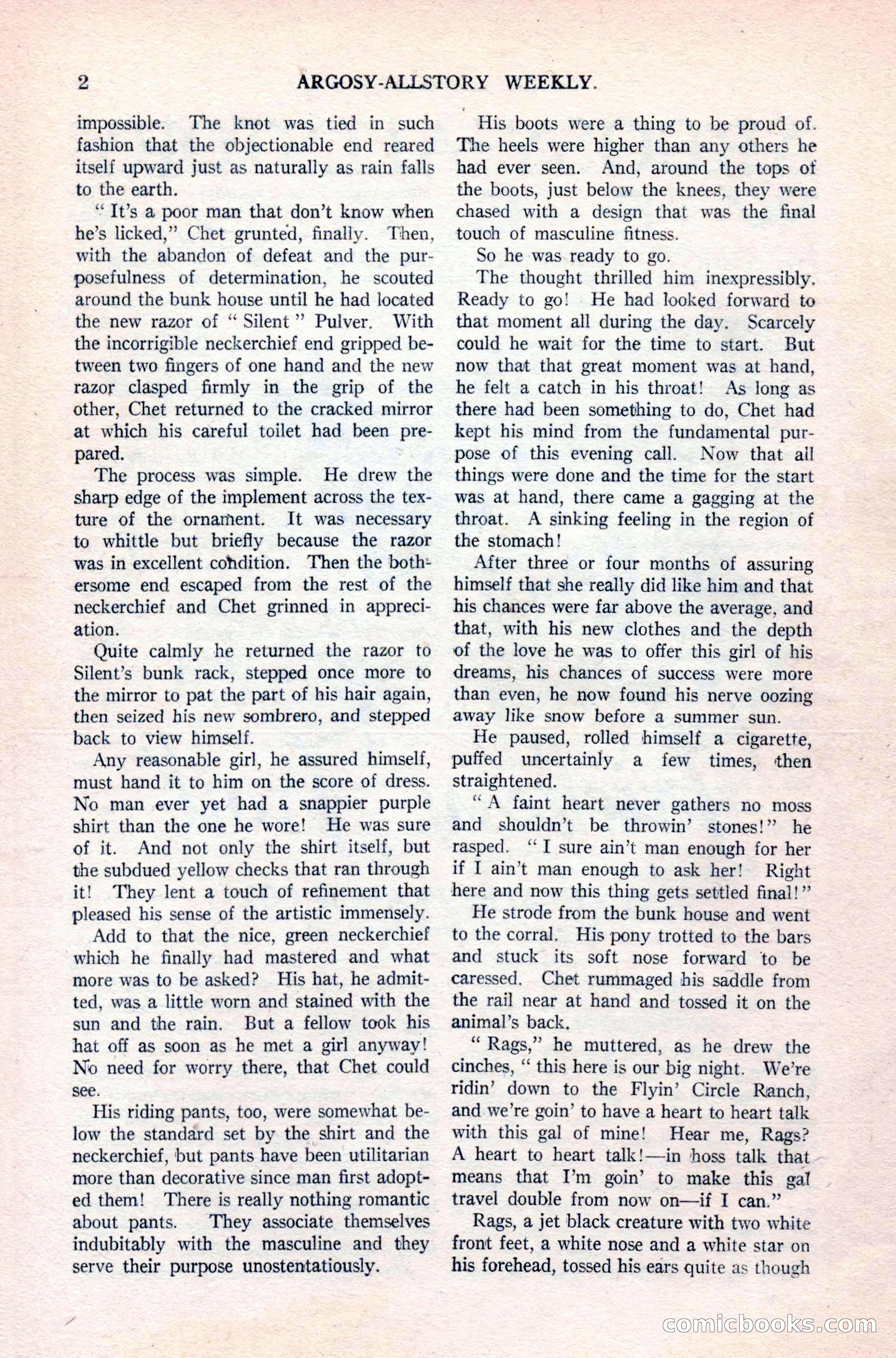Argosy All-Story Weekly, April 24, 1926 — page 8 of 168