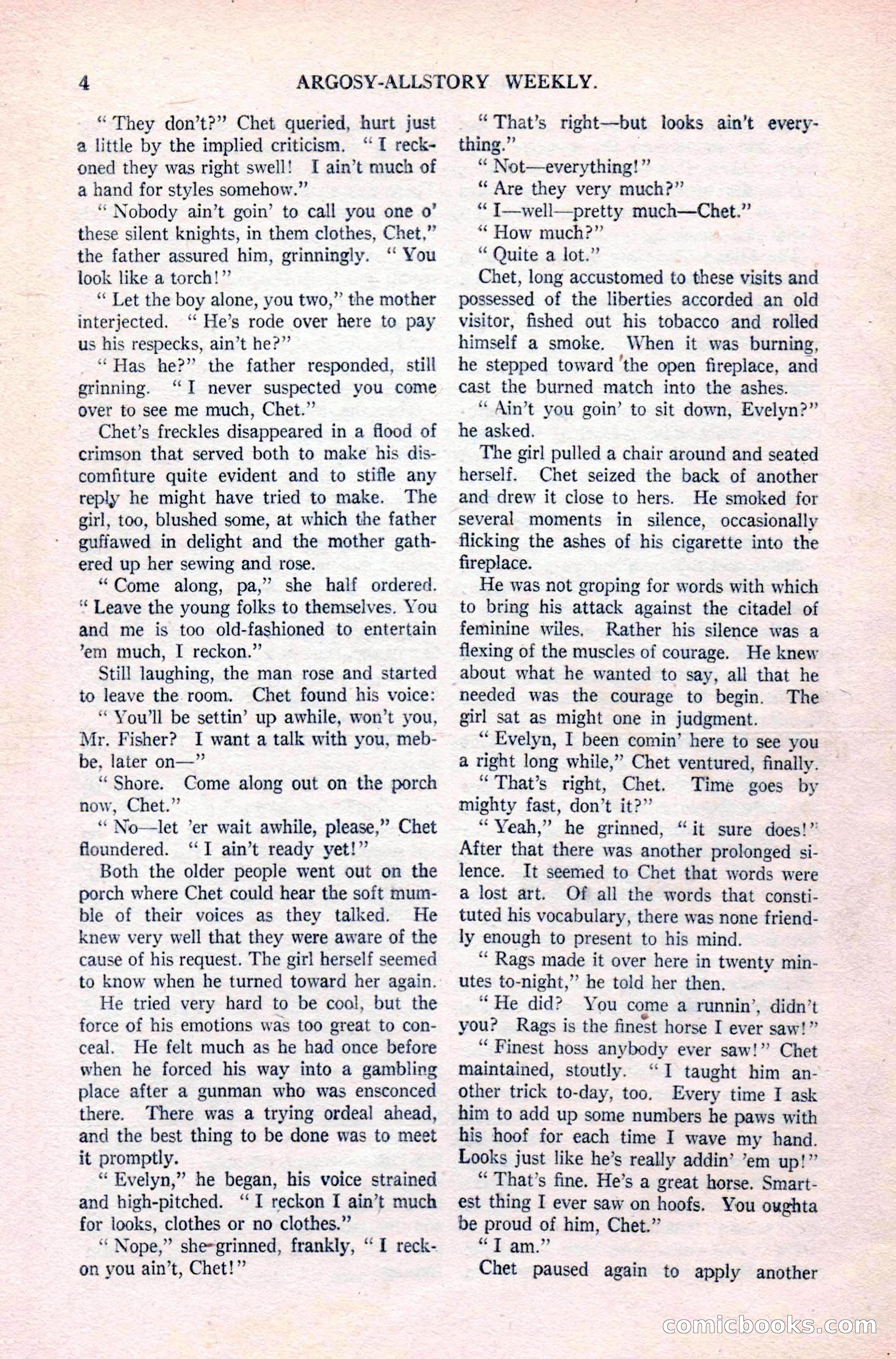Argosy All-Story Weekly, April 24, 1926 — page 10 of 168