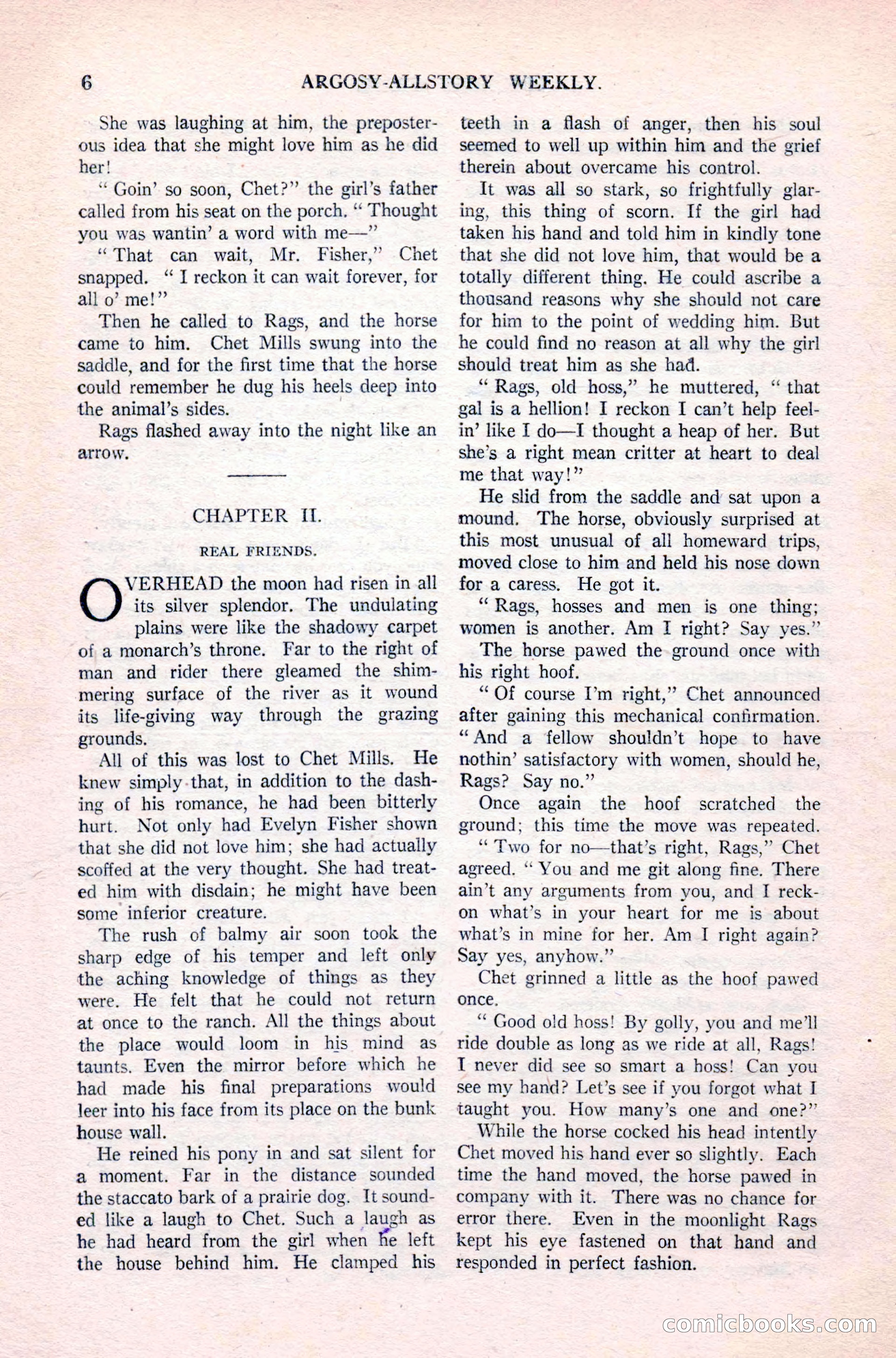 Argosy All-Story Weekly, April 24, 1926 — page 12 of 168