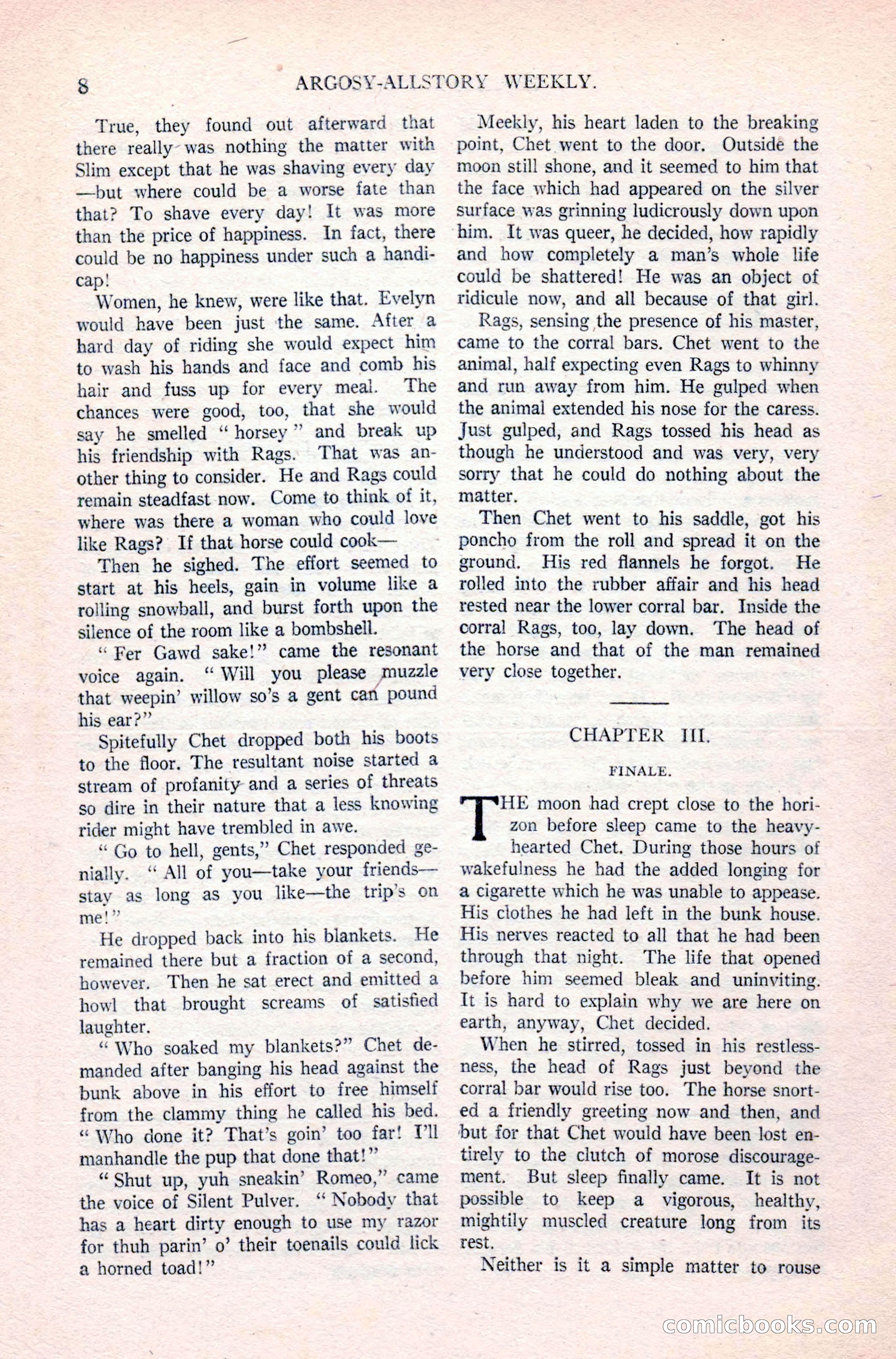 Argosy All-Story Weekly, April 24, 1926 — page 14 of 168
