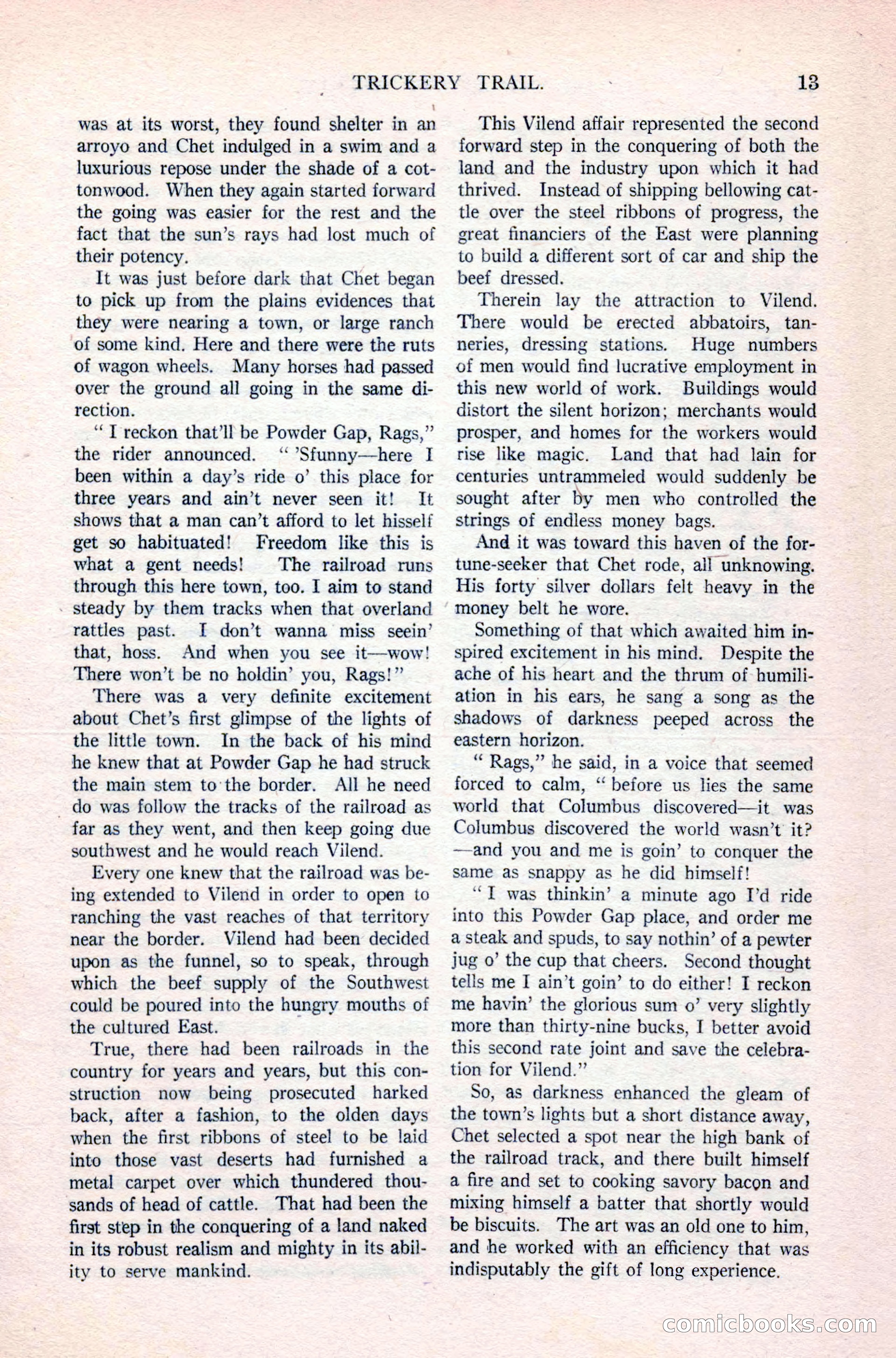 Argosy All-Story Weekly, April 24, 1926 — page 19 of 168