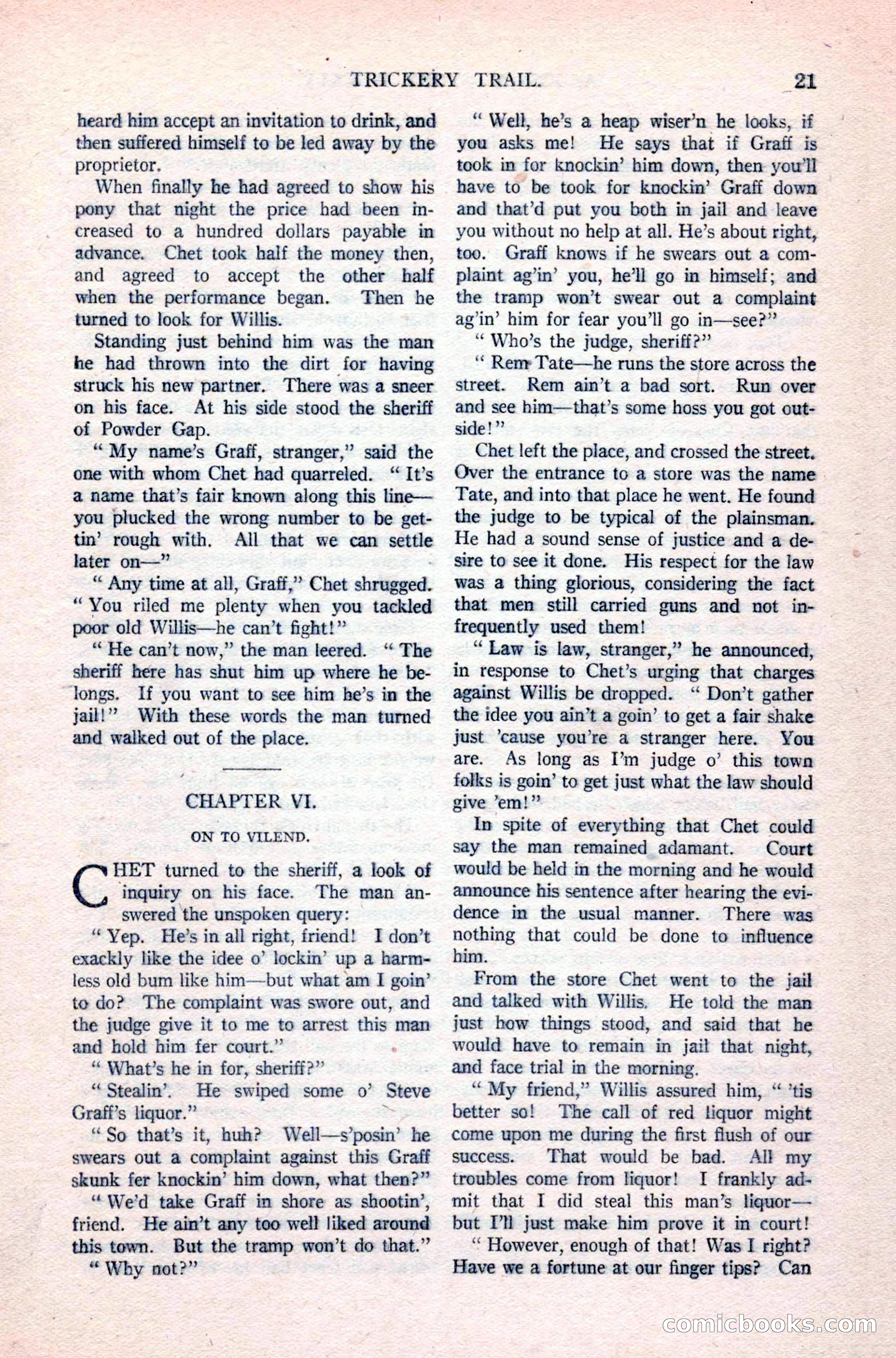 Argosy All-Story Weekly, April 24, 1926 — page 27 of 168