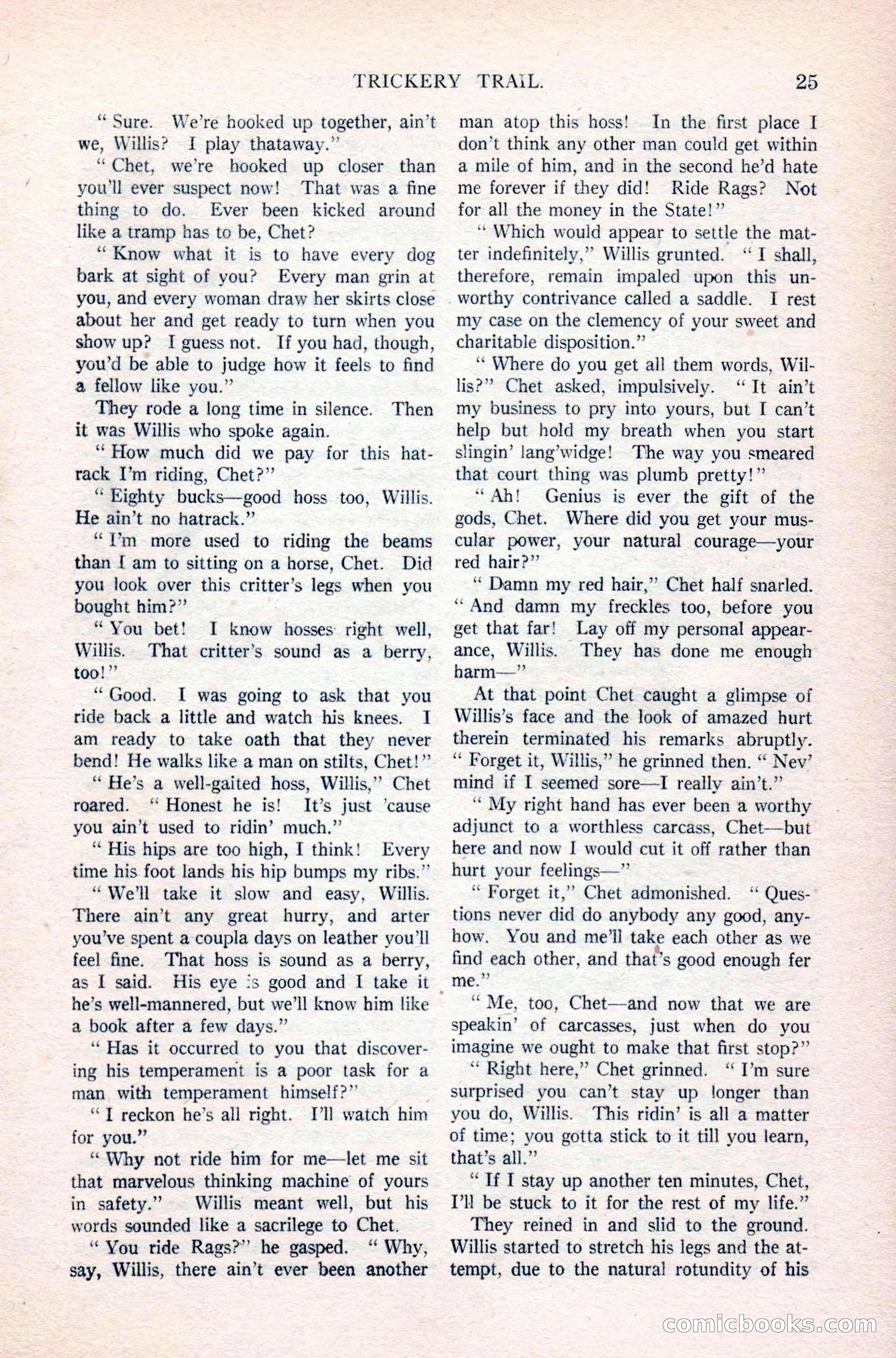 Argosy All-Story Weekly, April 24, 1926 — page 31 of 168