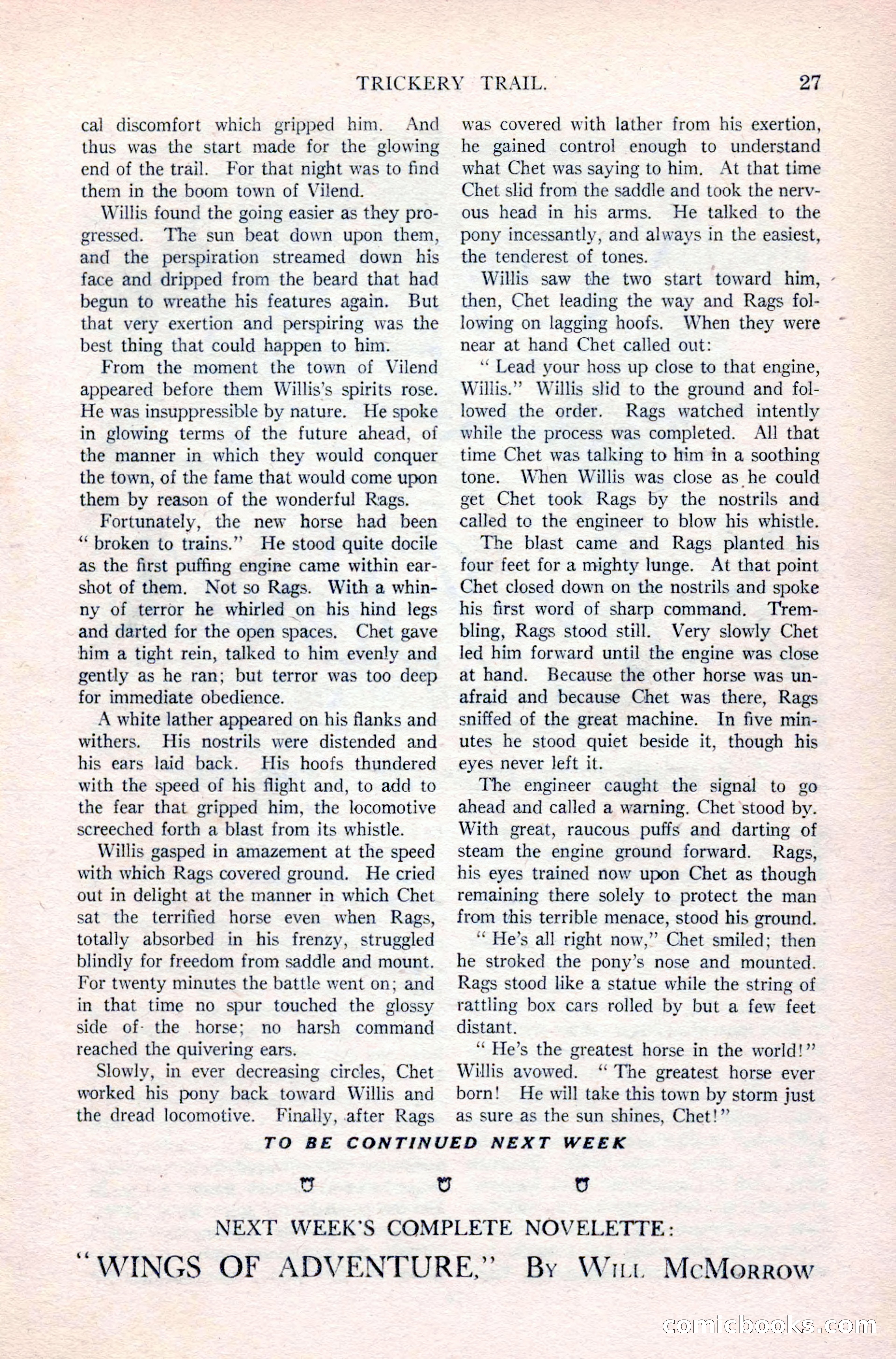 Argosy All-Story Weekly, April 24, 1926 — page 33 of 168