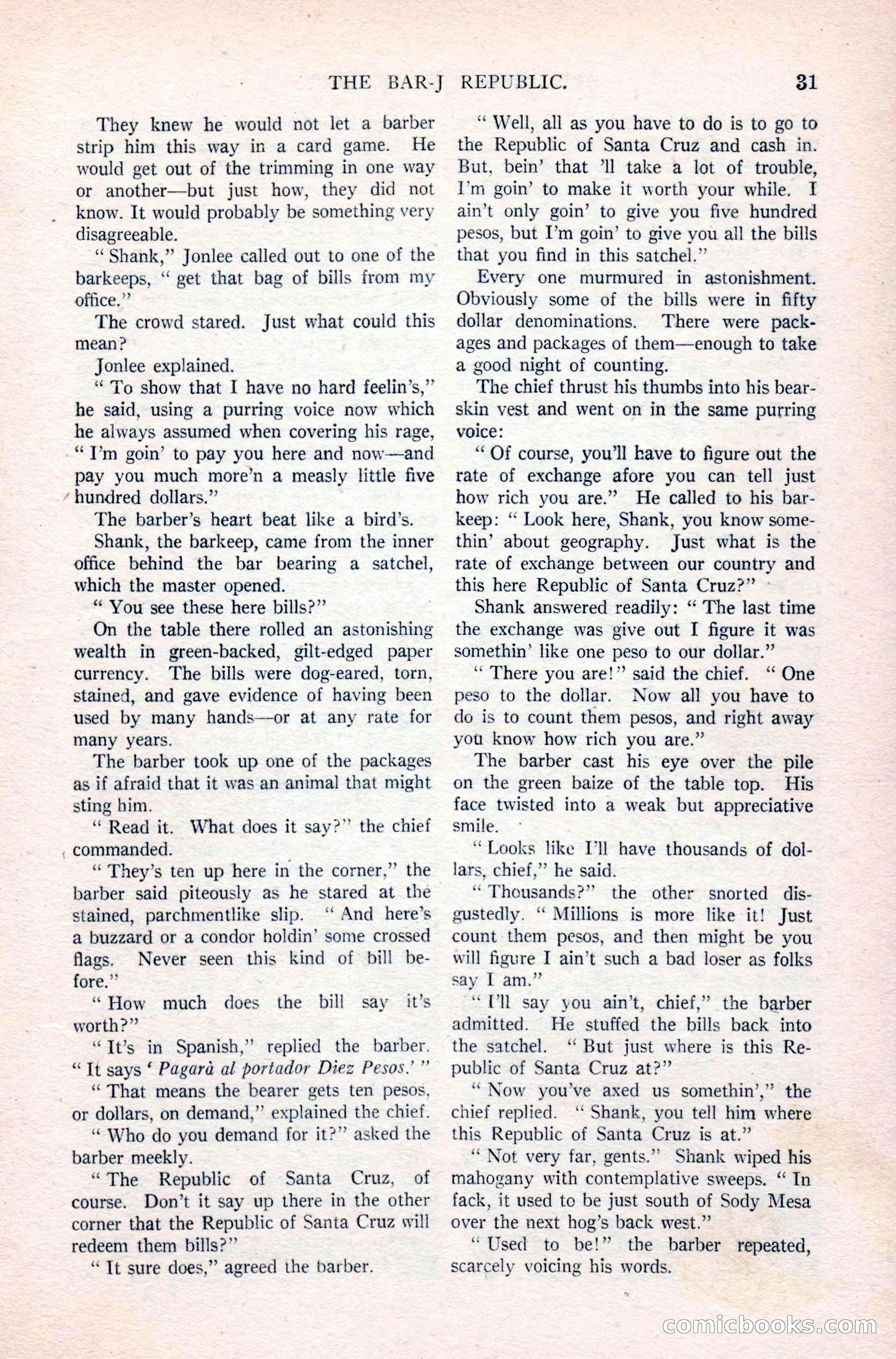 Argosy All-Story Weekly, April 24, 1926 — page 37 of 168