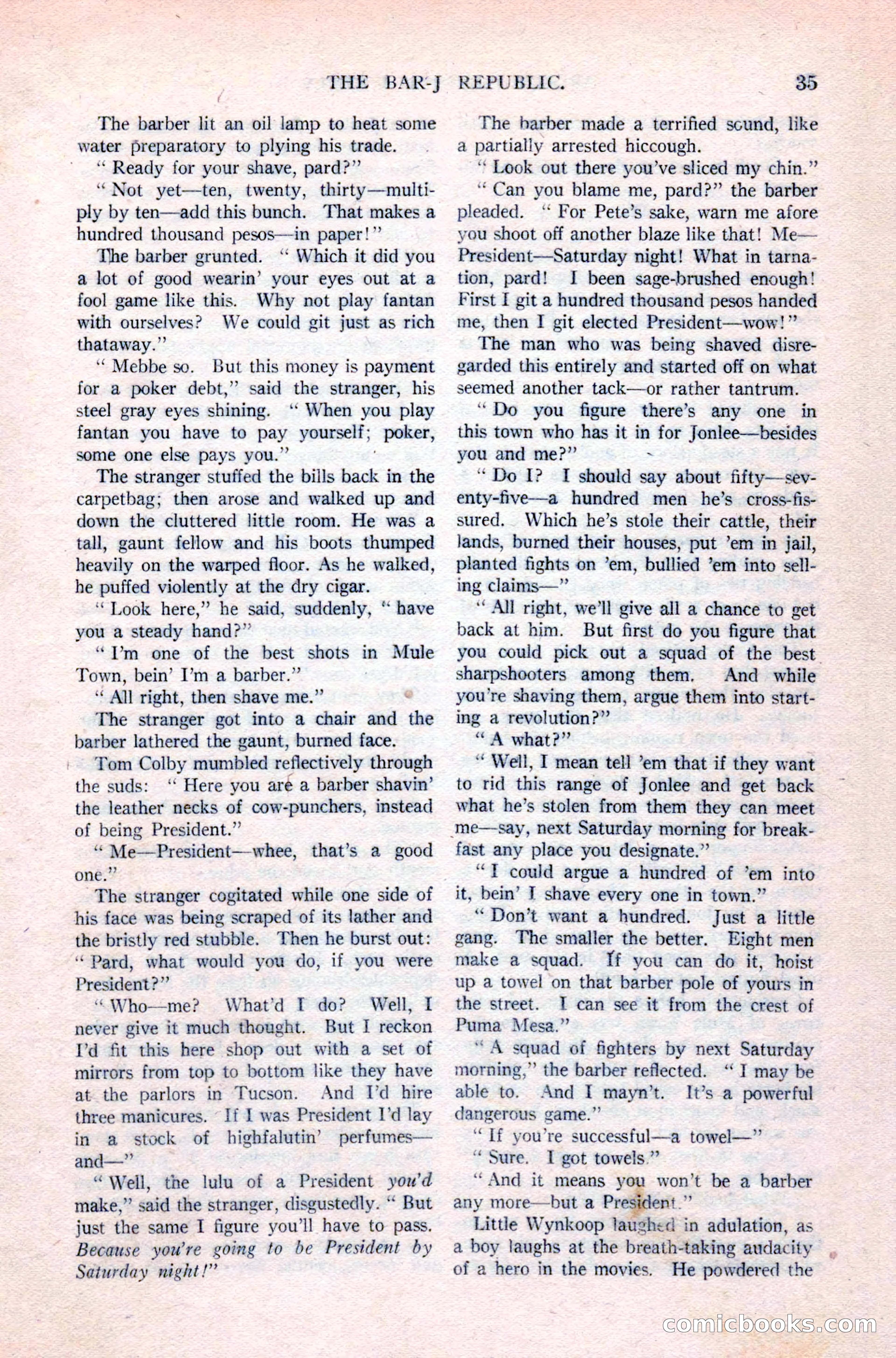 Argosy All-Story Weekly, April 24, 1926 — page 41 of 168