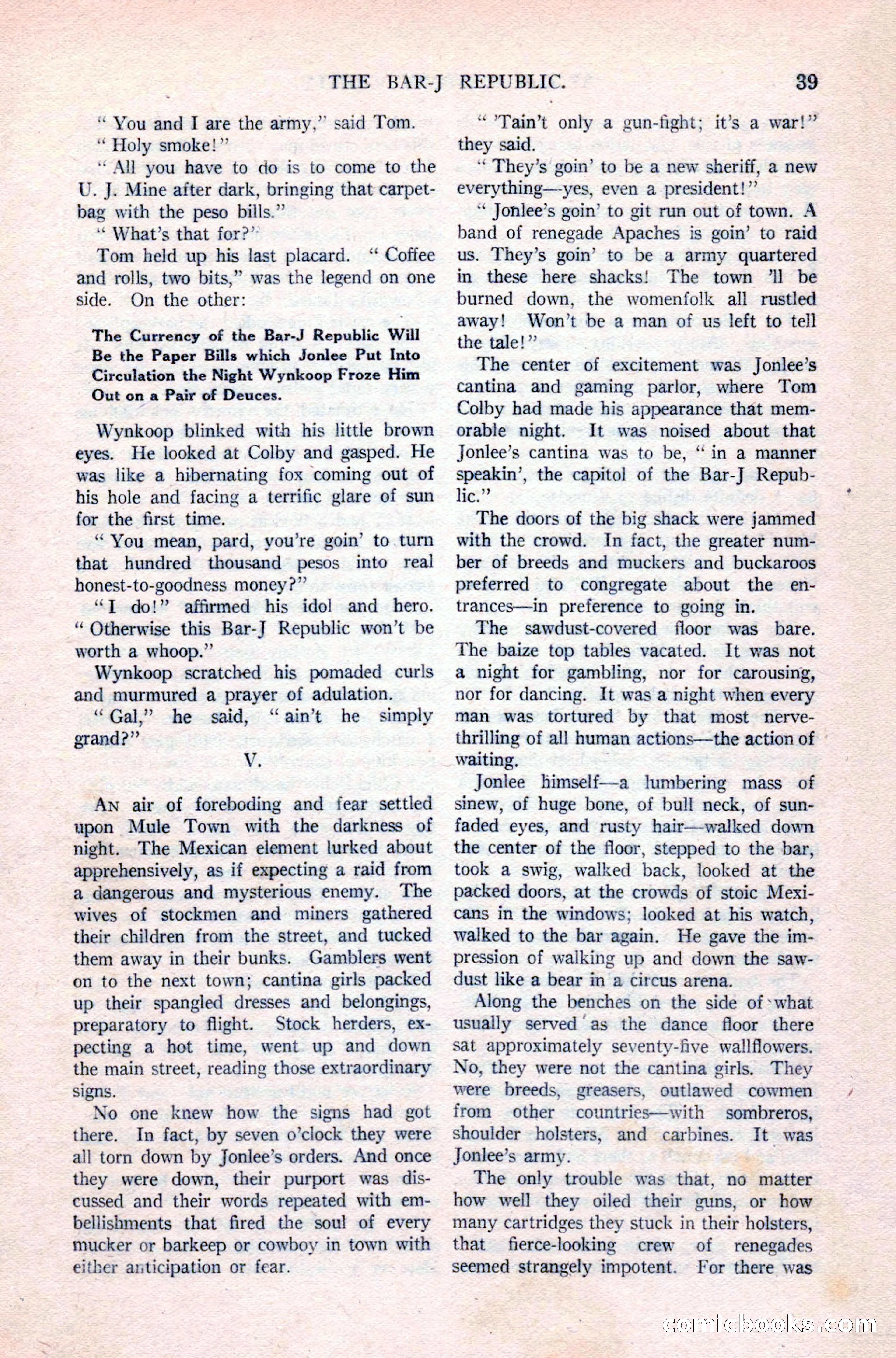 Argosy All-Story Weekly, April 24, 1926 — page 45 of 168