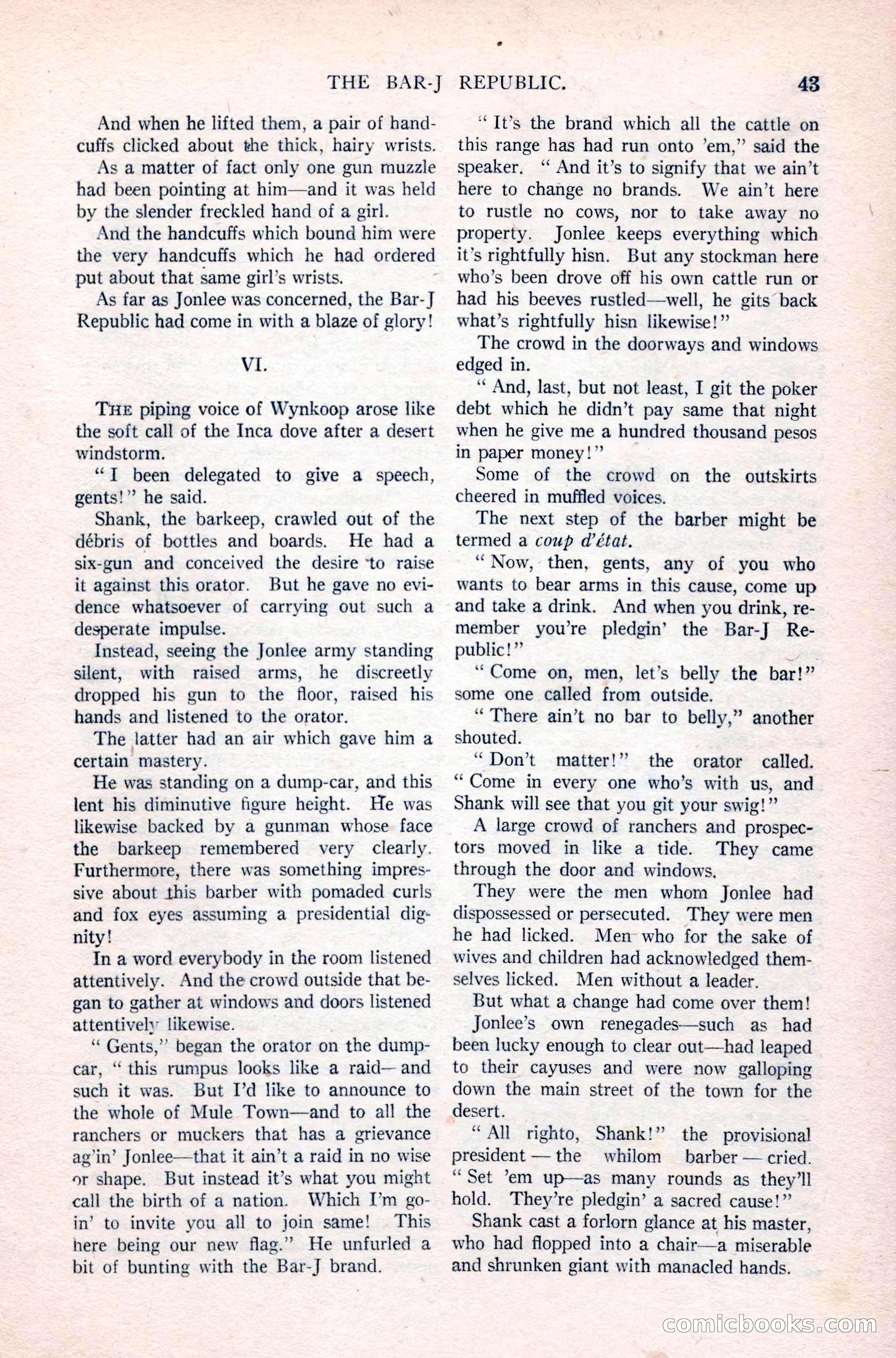 Argosy All-Story Weekly, April 24, 1926 — page 49 of 168