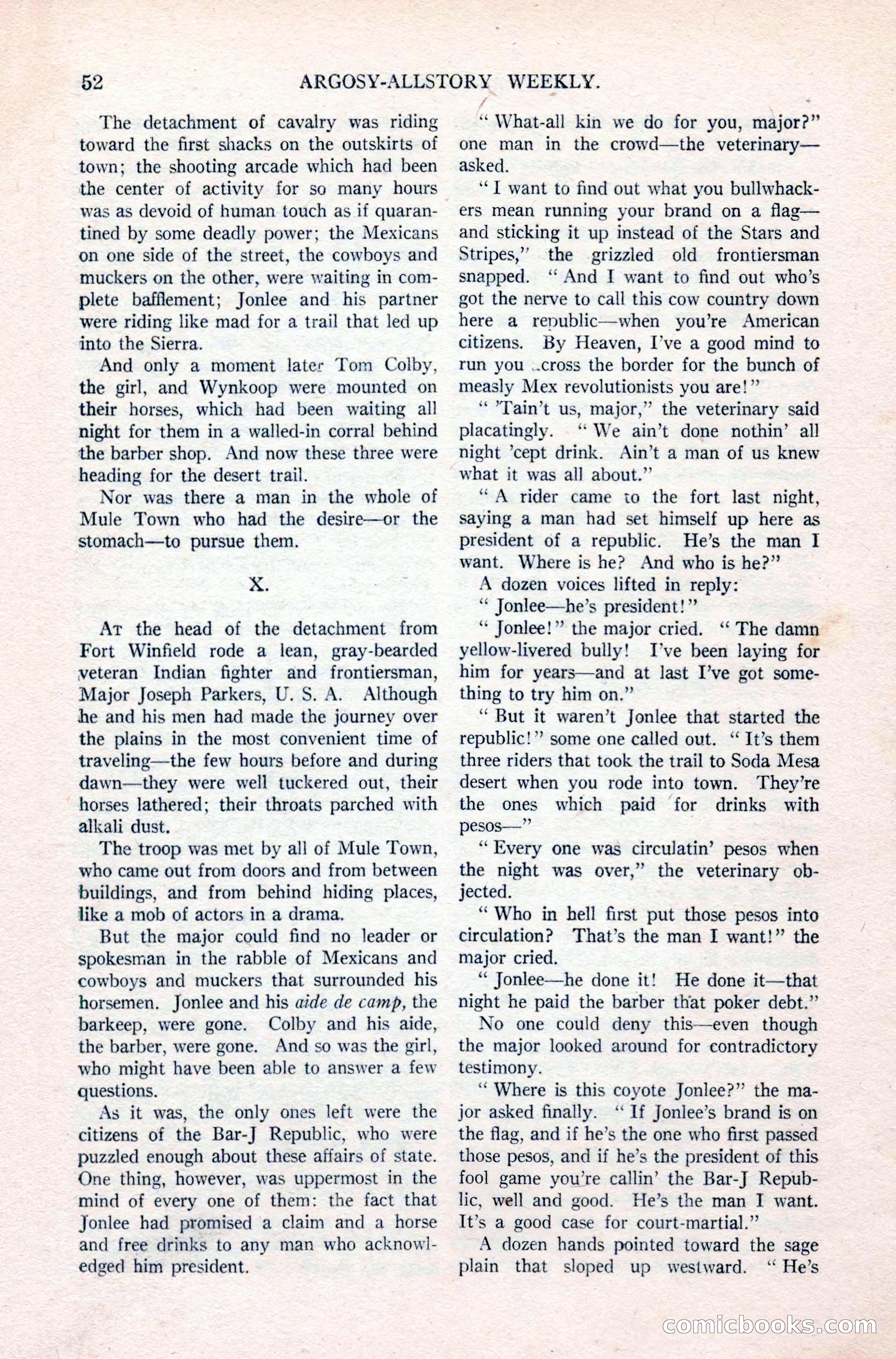 Argosy All-Story Weekly, April 24, 1926 — page 58 of 168