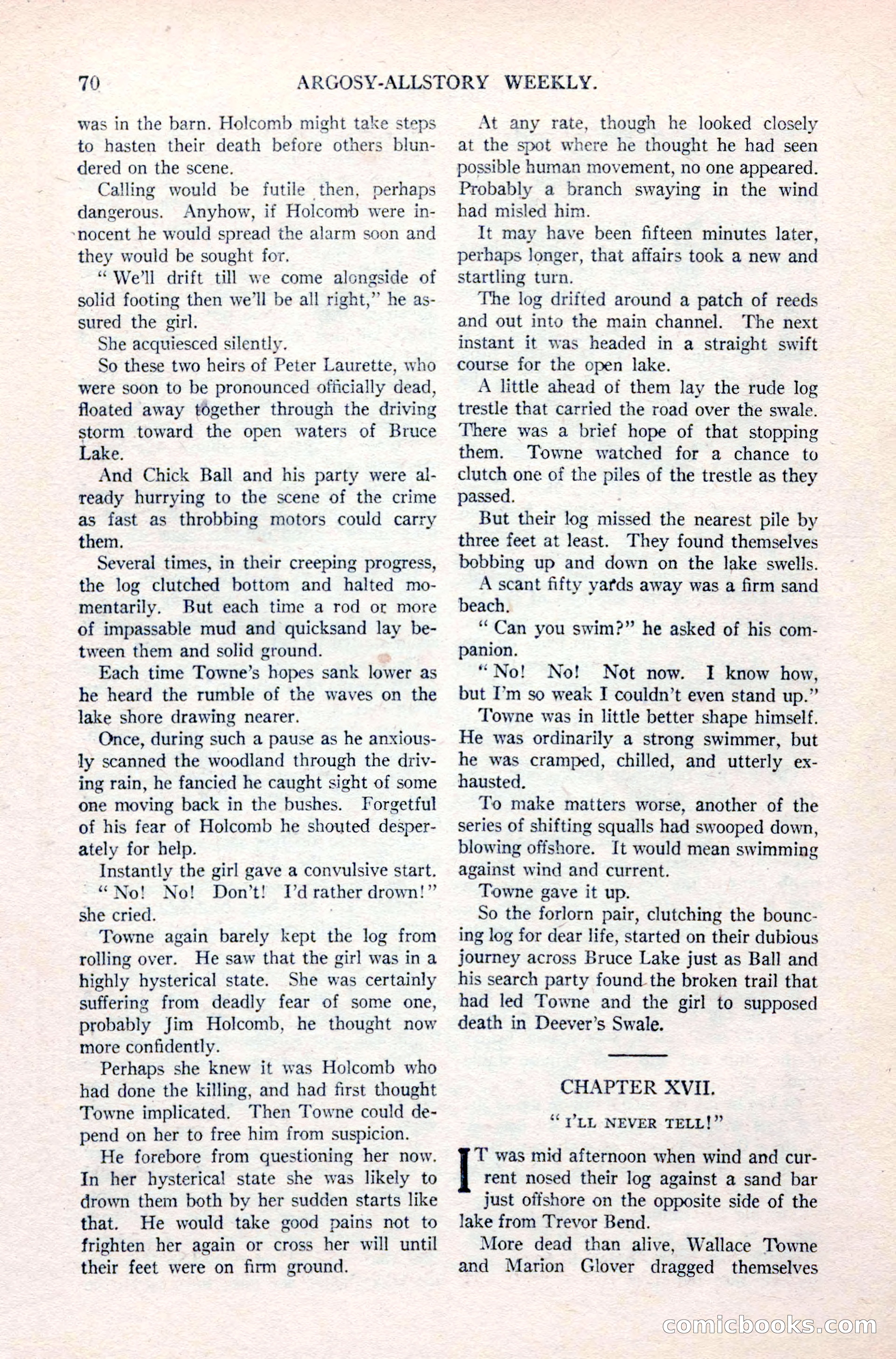 Argosy All-Story Weekly, April 24, 1926 — page 76 of 168