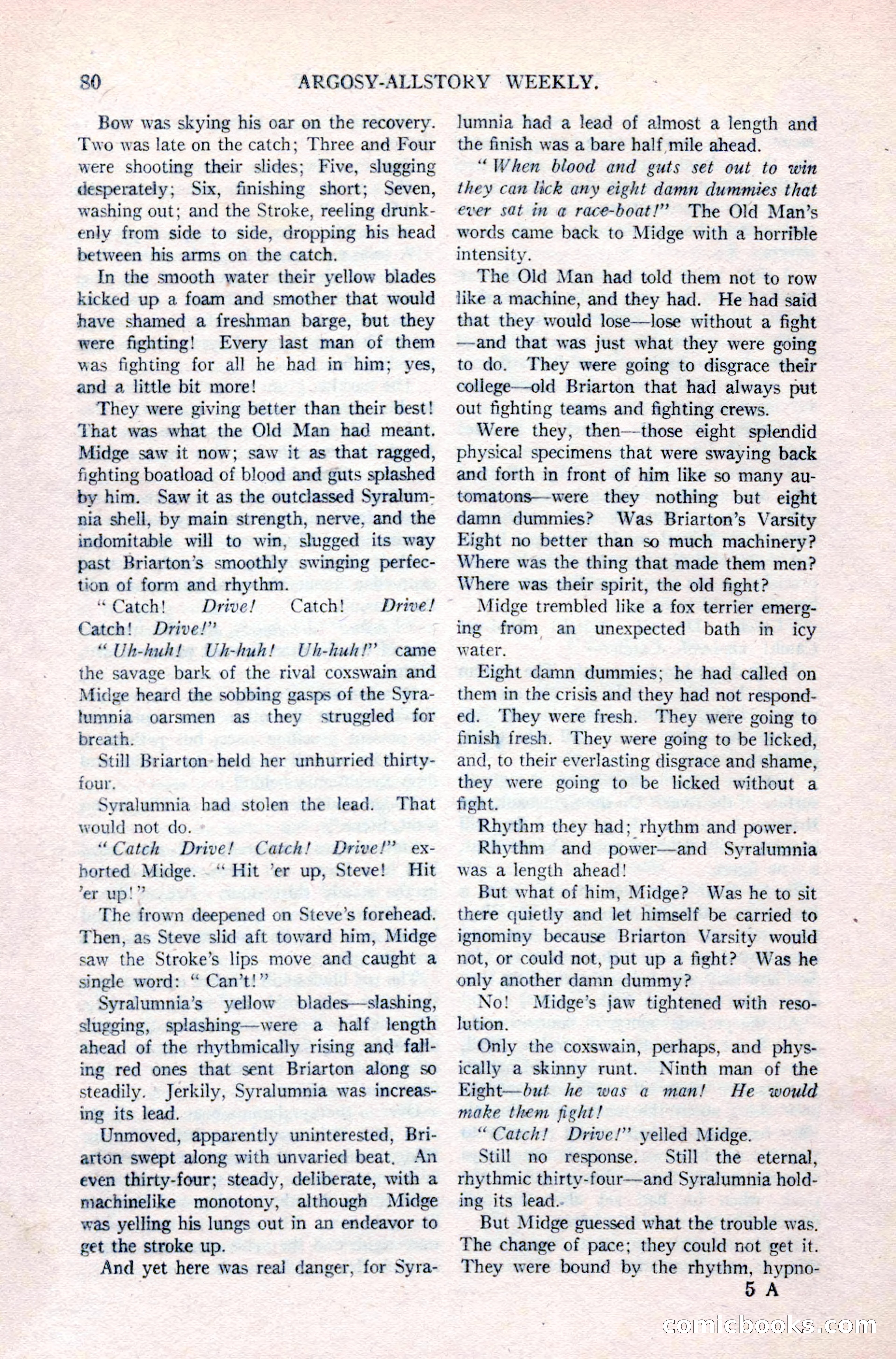 Argosy All-Story Weekly, April 24, 1926 — page 86 of 168